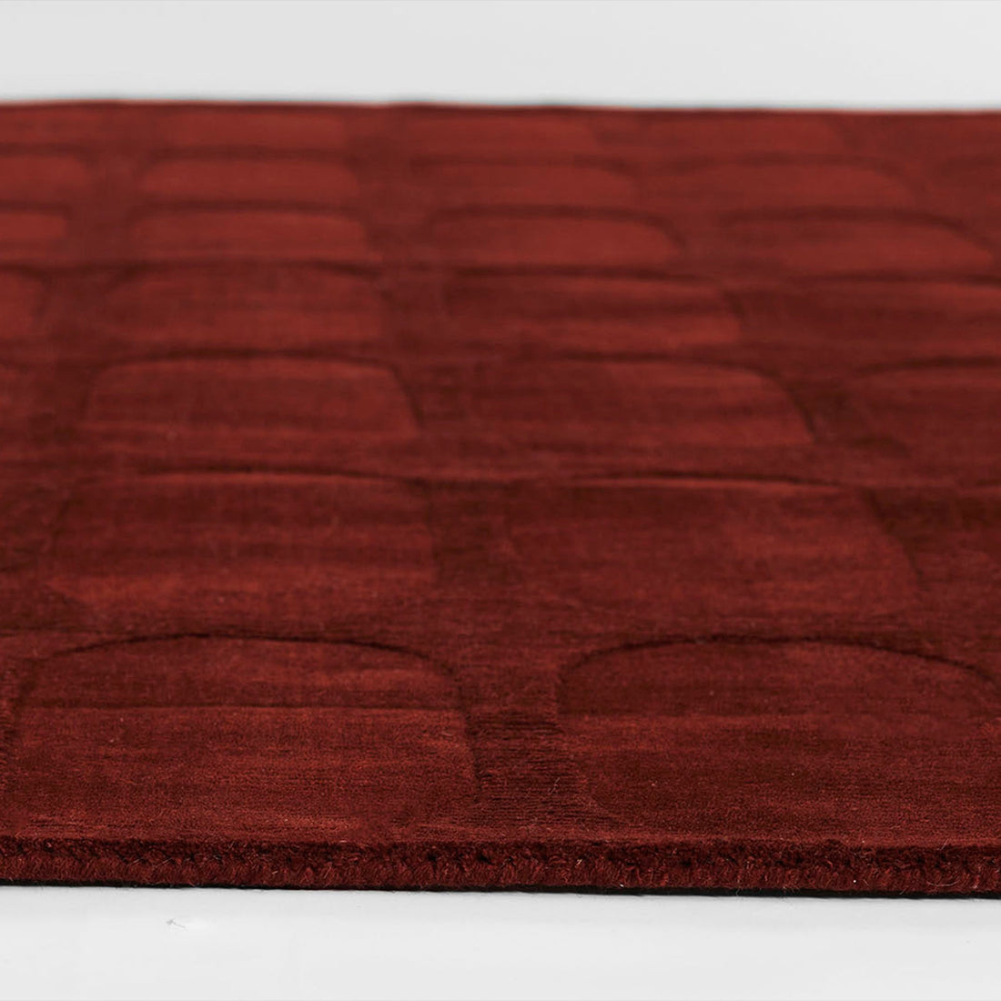 Contour-2 Burgundy Rug