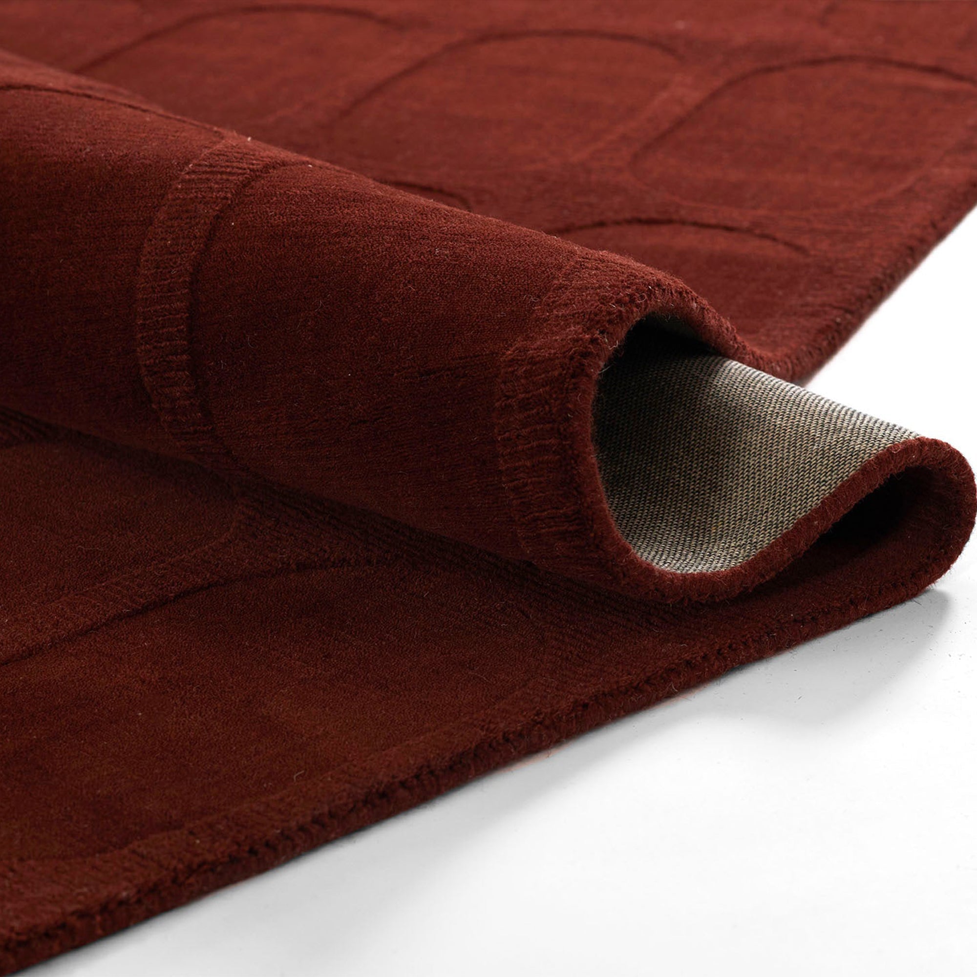 Contour-2 Burgundy Rug