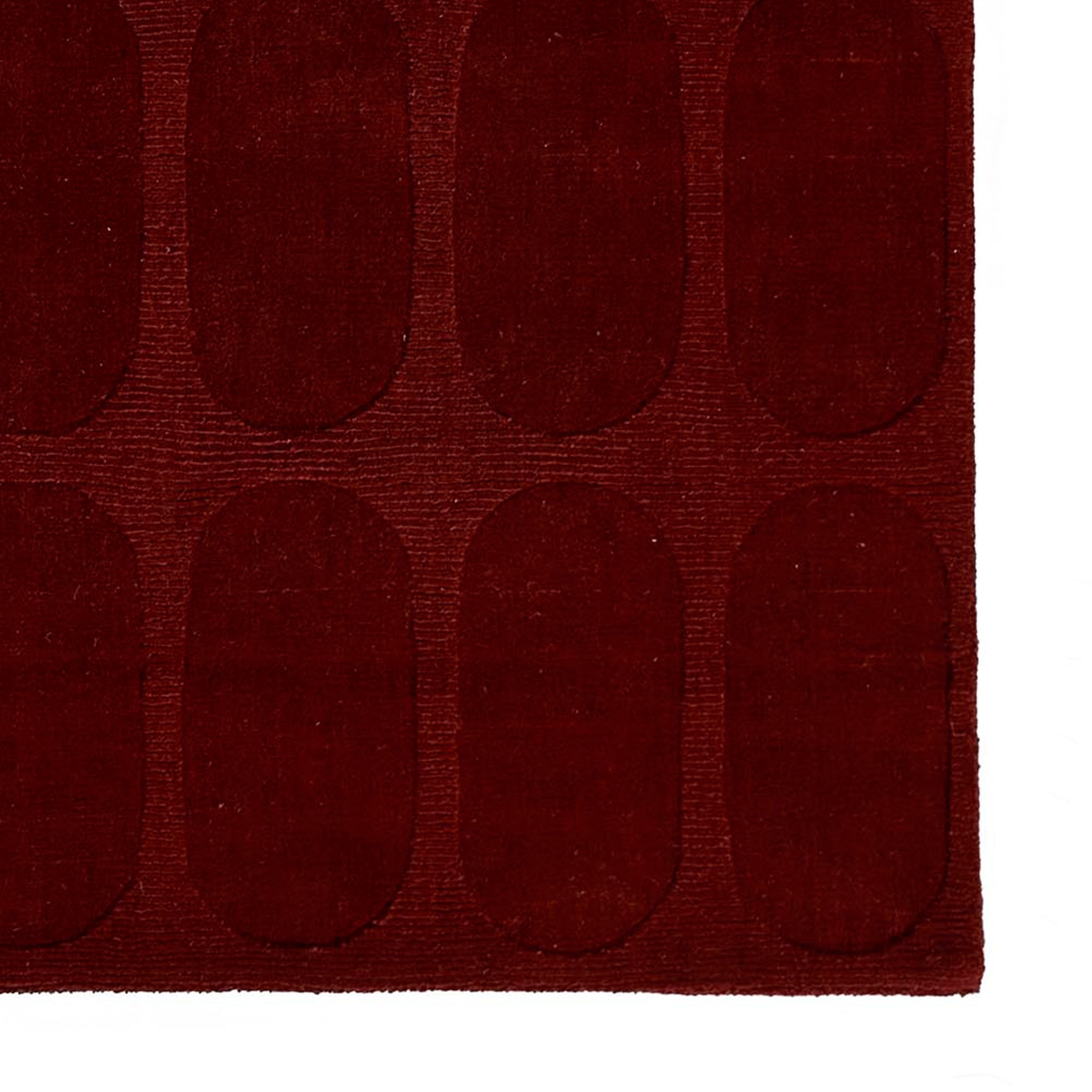 Contour-2 Burgundy Rug