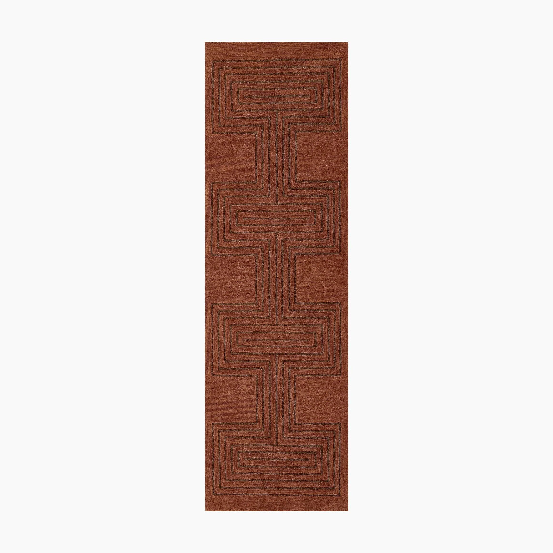 Sim-3 Copper Area Rug