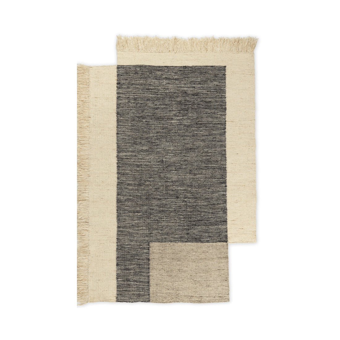 Counter Rug - Charcoal/Off-white