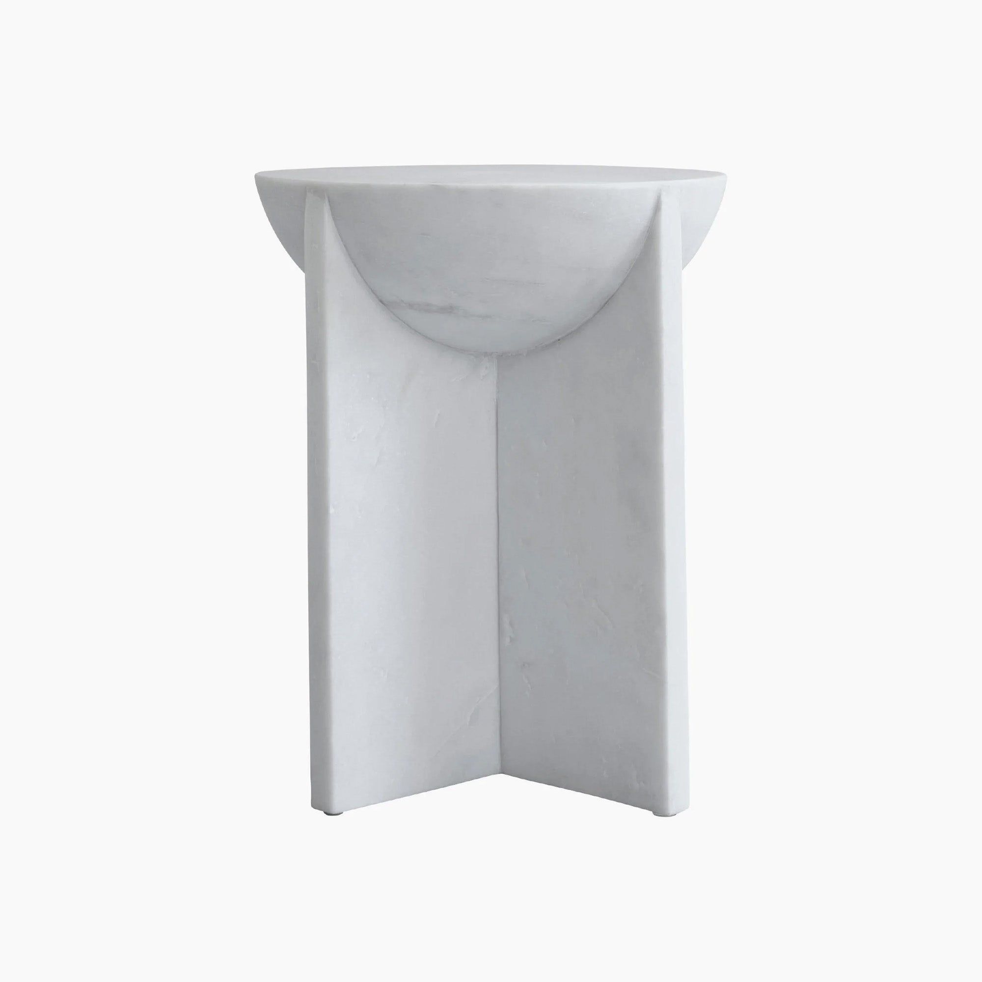 Cross Marble Side Table