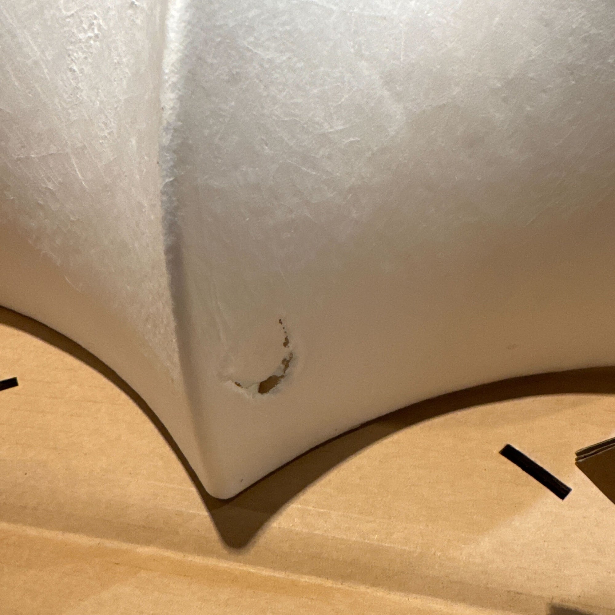 Poem Table Lamp - White/Cashmere - Floor Model - Grade C