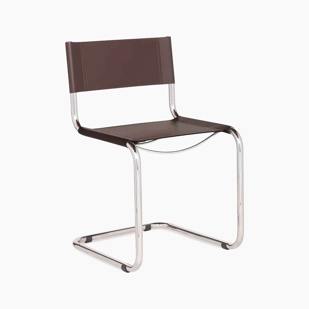 Stam Leather Side Chair