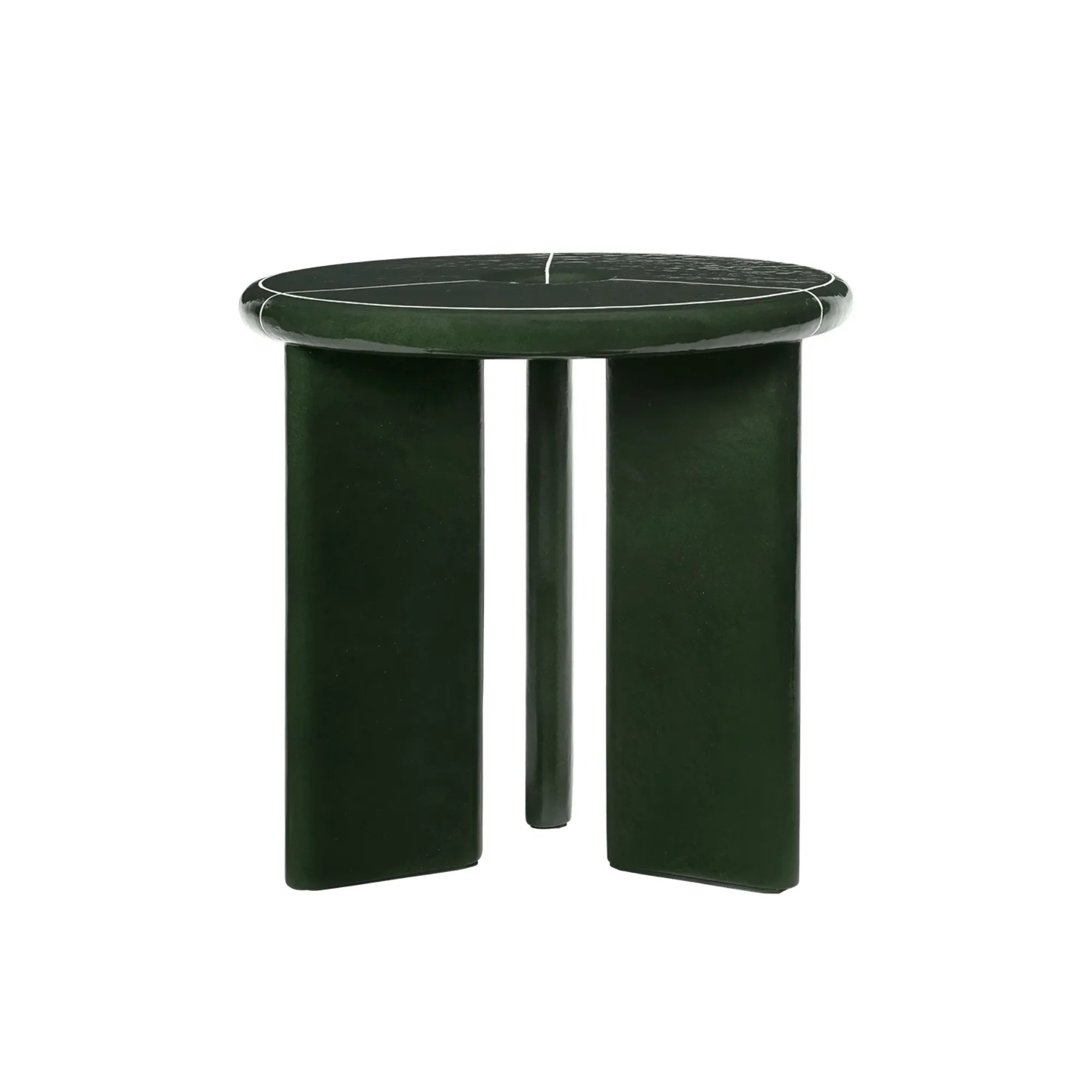 Deya Side Table - Ø18.5 - Dark Green