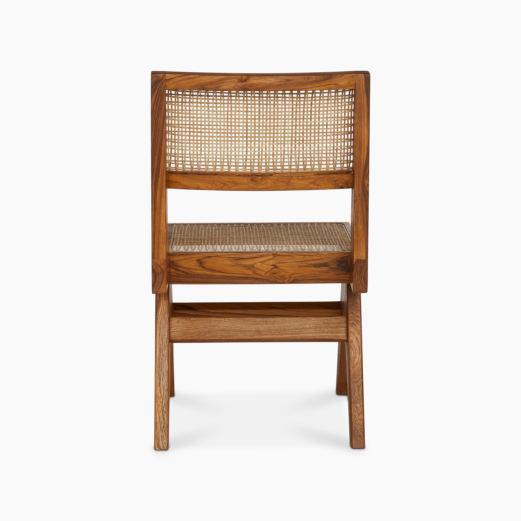 Jeanneret Armless Dining Chair - Black Teak - Floor Model - Grade A