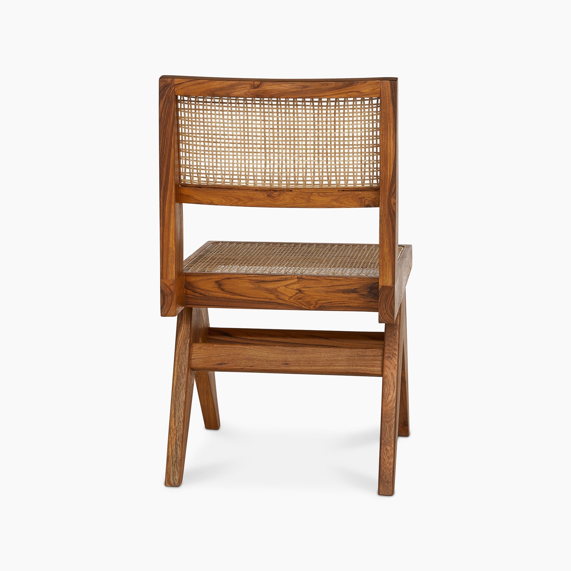 Jeanneret Armless Dining Chair - Black Teak - Floor Model - Grade A