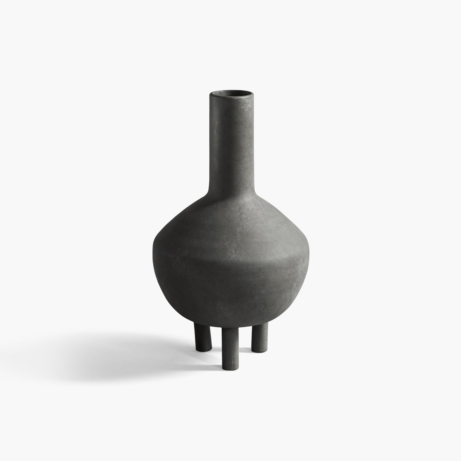 Duck Vase - Fat - Dark Grey