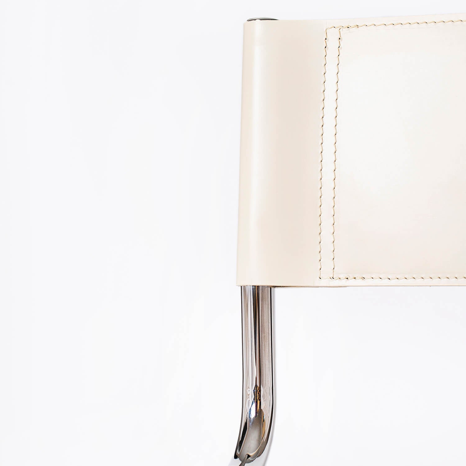 Stam Leather Side Chair