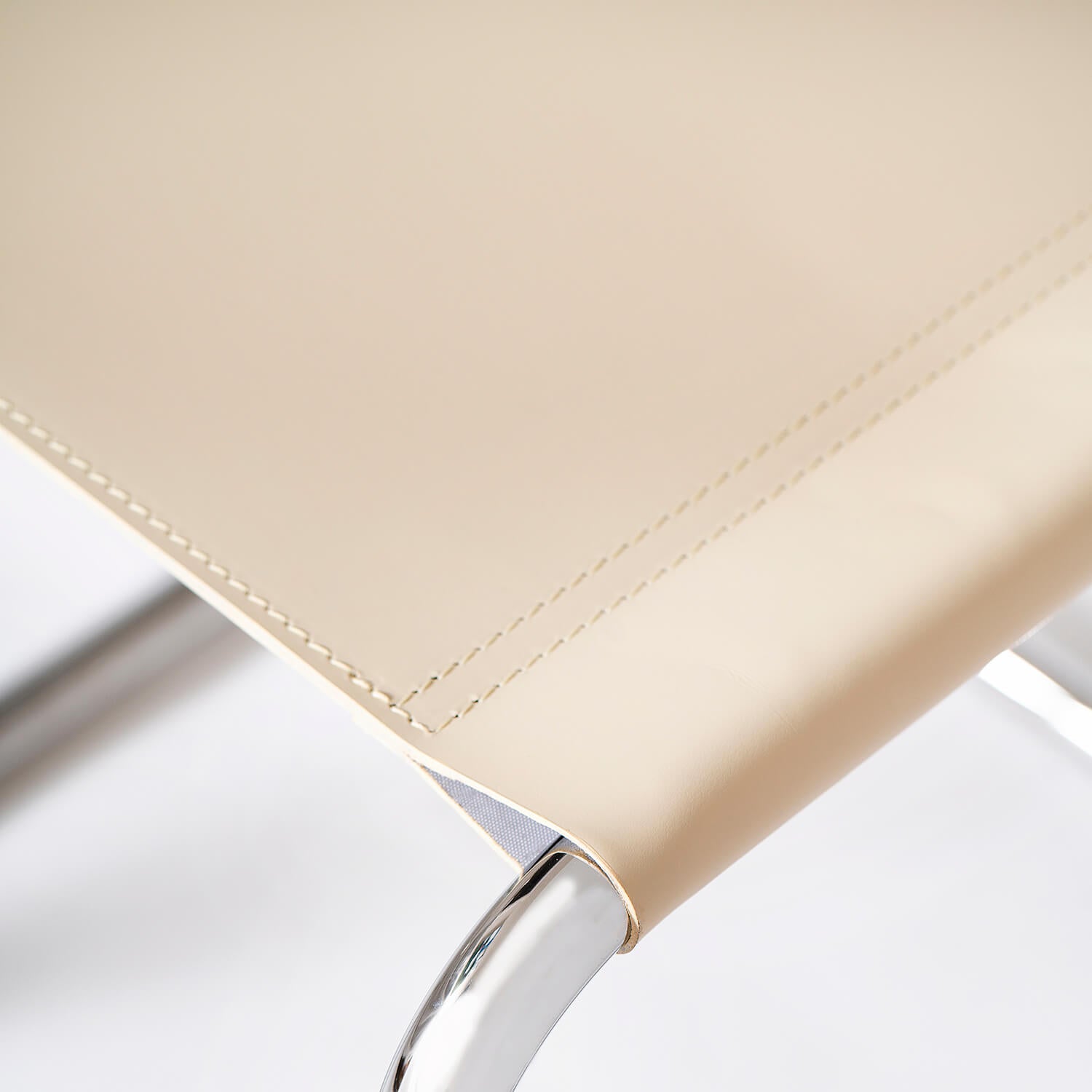 Stam Leather Side Chair