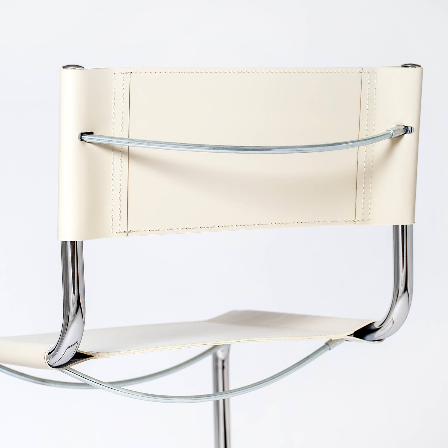 Stam Leather Side Chair