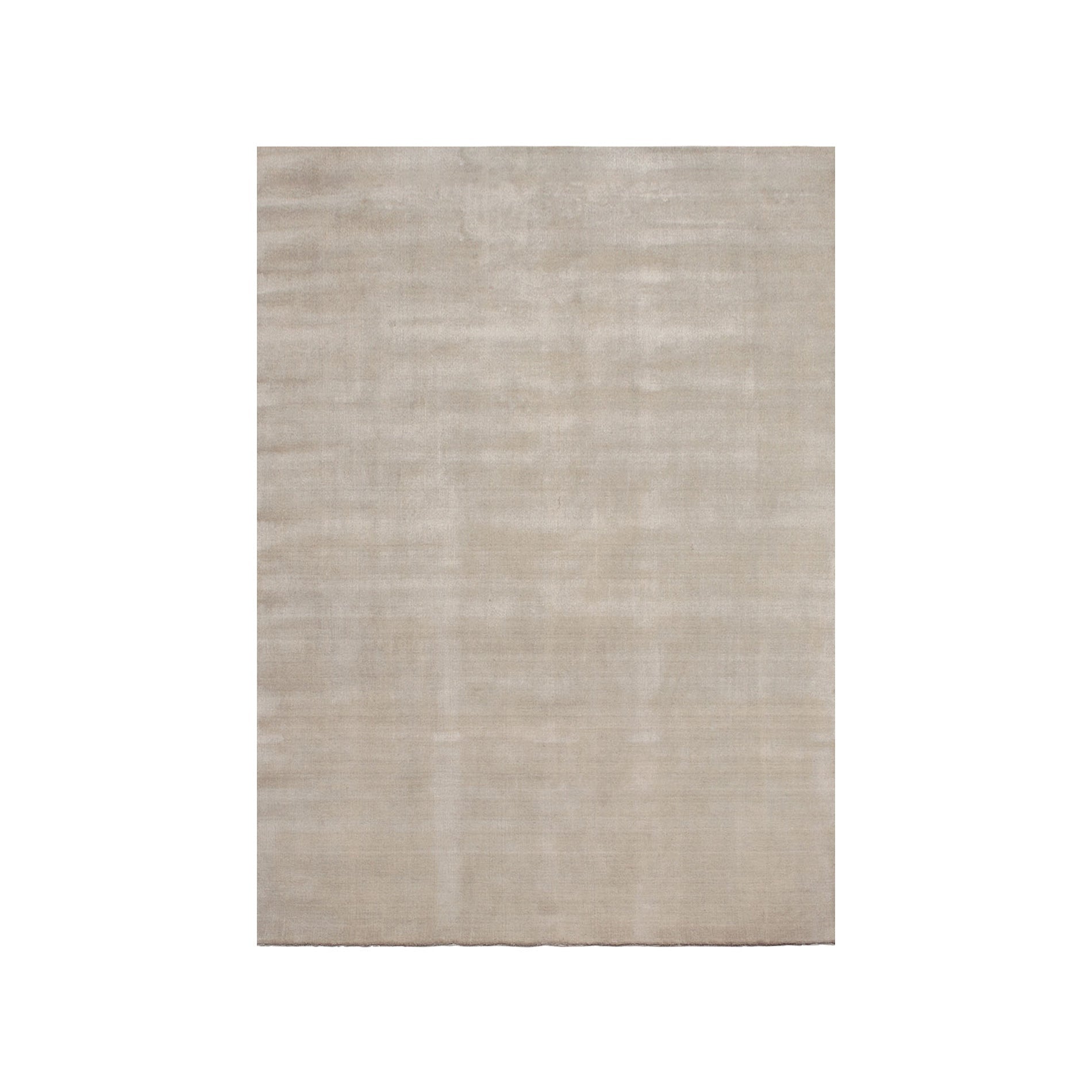Soft Grey Earth Bamboo Rug