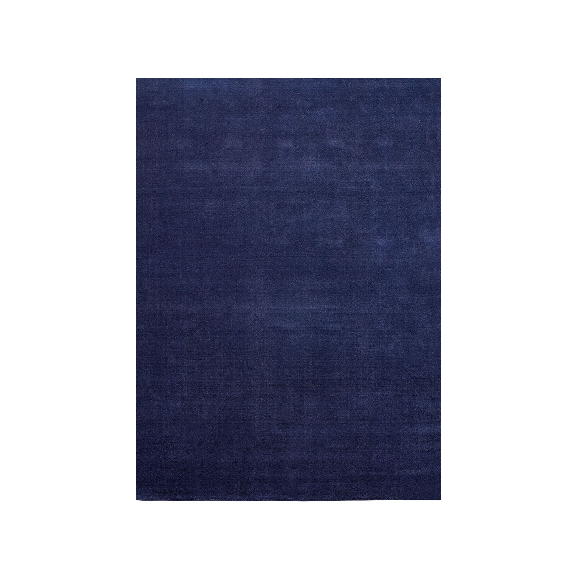 Vibrant Blue Earth Bamboo Rug