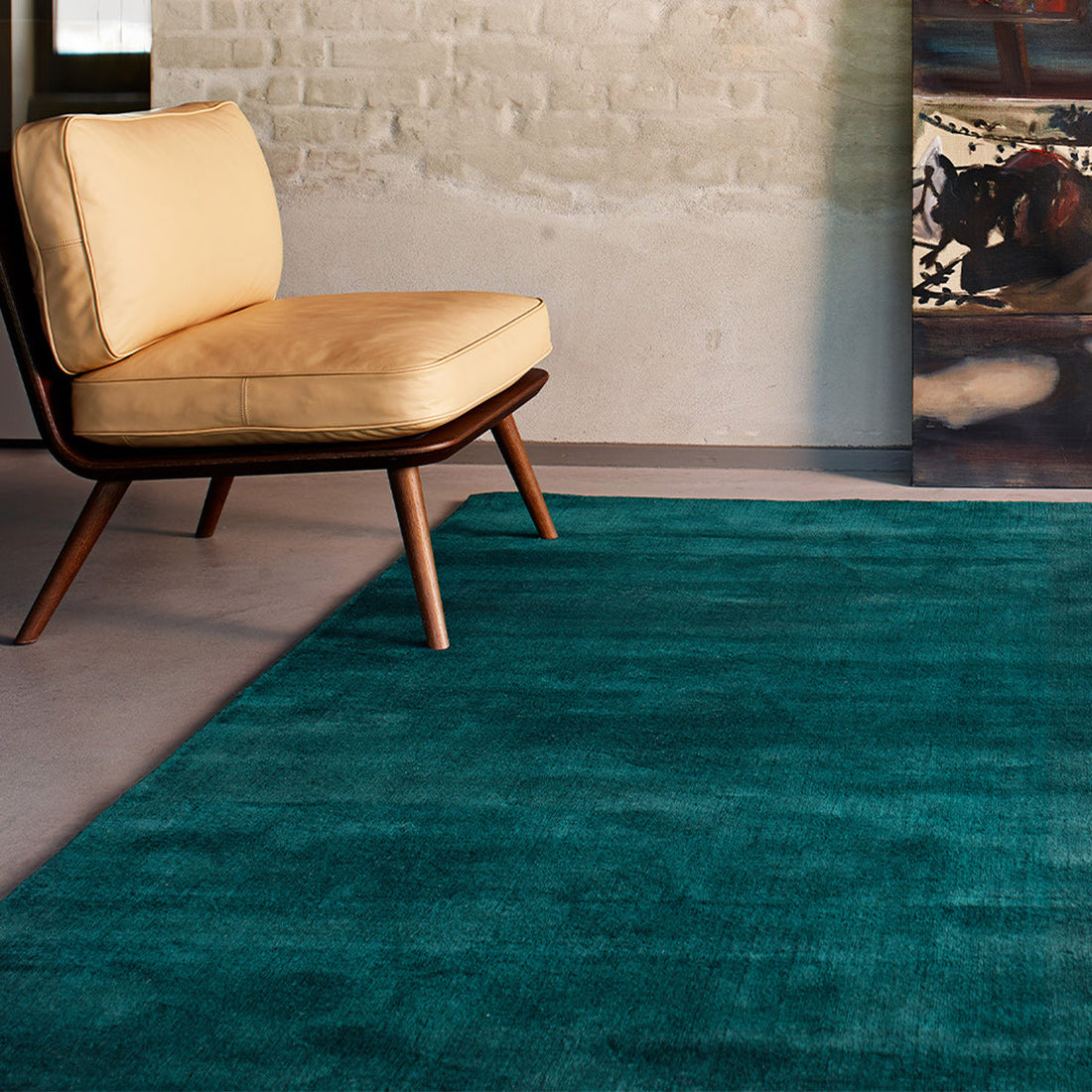 Sea Green Earth Rug