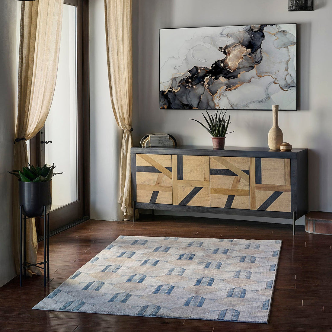 Edition-1 Blue Rug