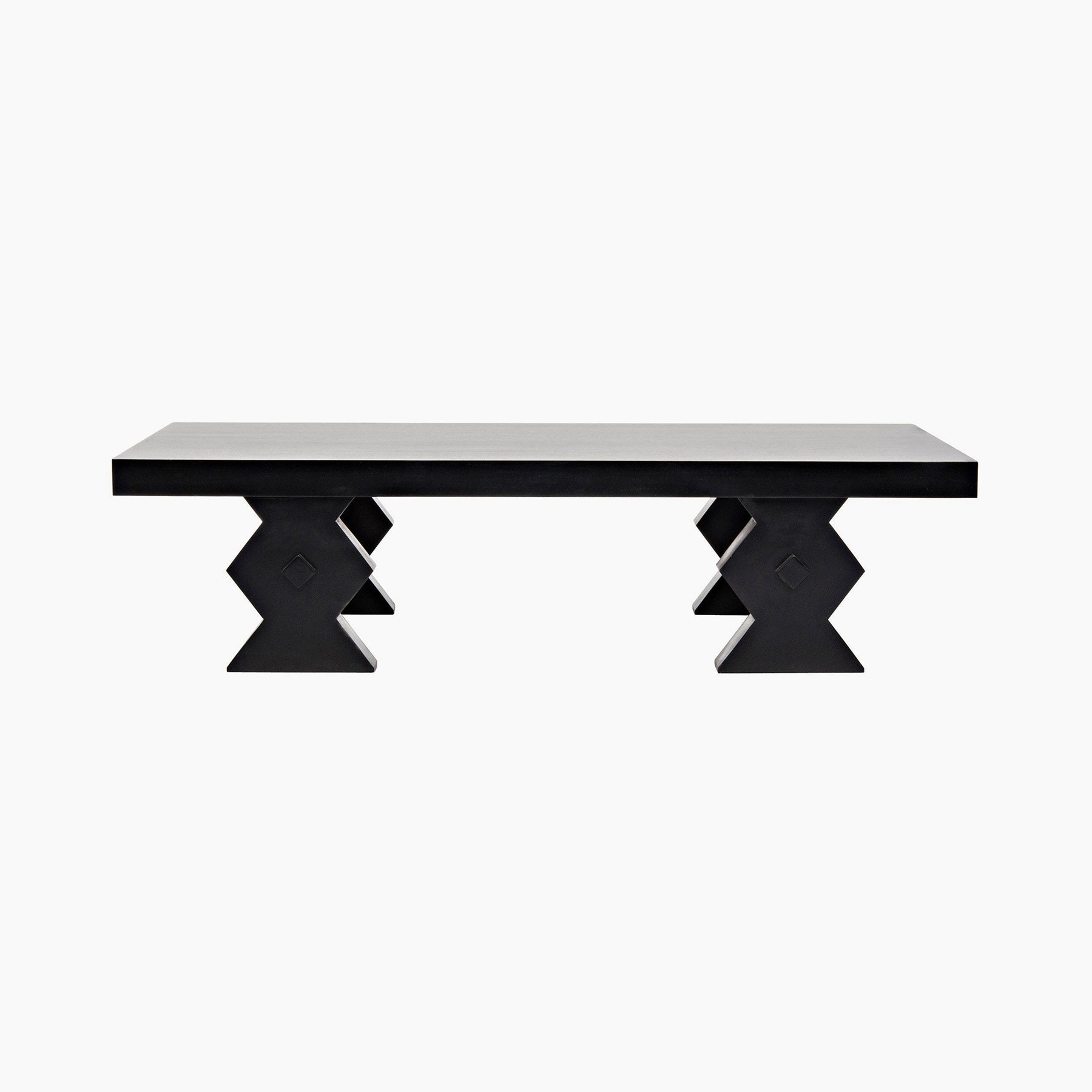 Emerson Coffee Table, Hand Rubbed Black