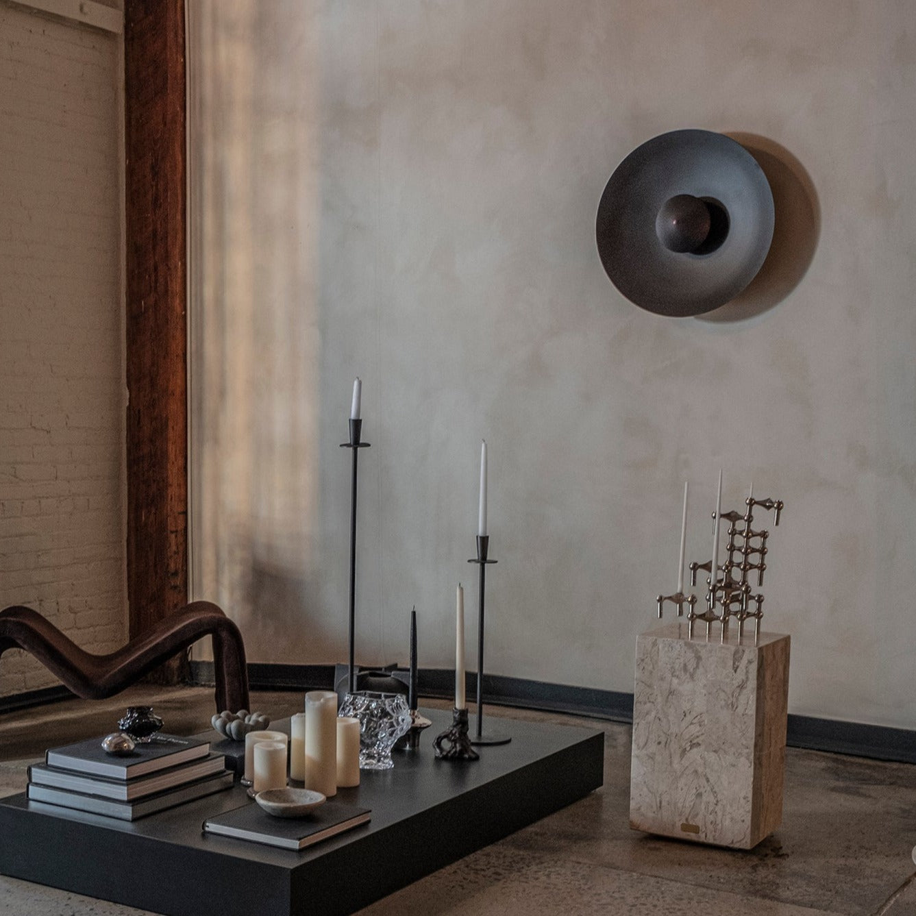Dusk Wall Lamp - Burned Black
