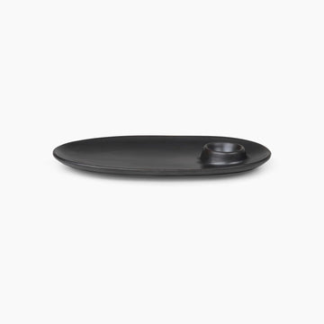 Flow Breakfast Plate - Black