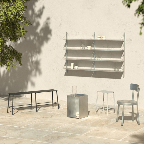 Rivet Box Table - Aluminum