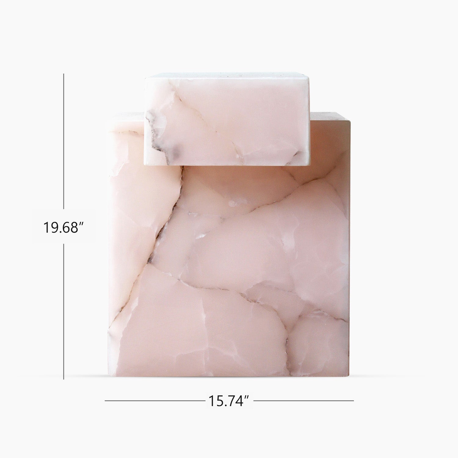 Gaia Pink Onyx Table