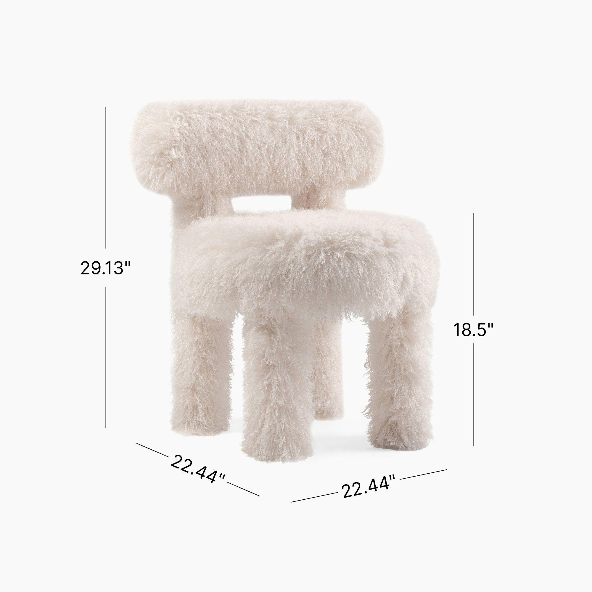 Gropius CS1 Chair Fluffy Edition