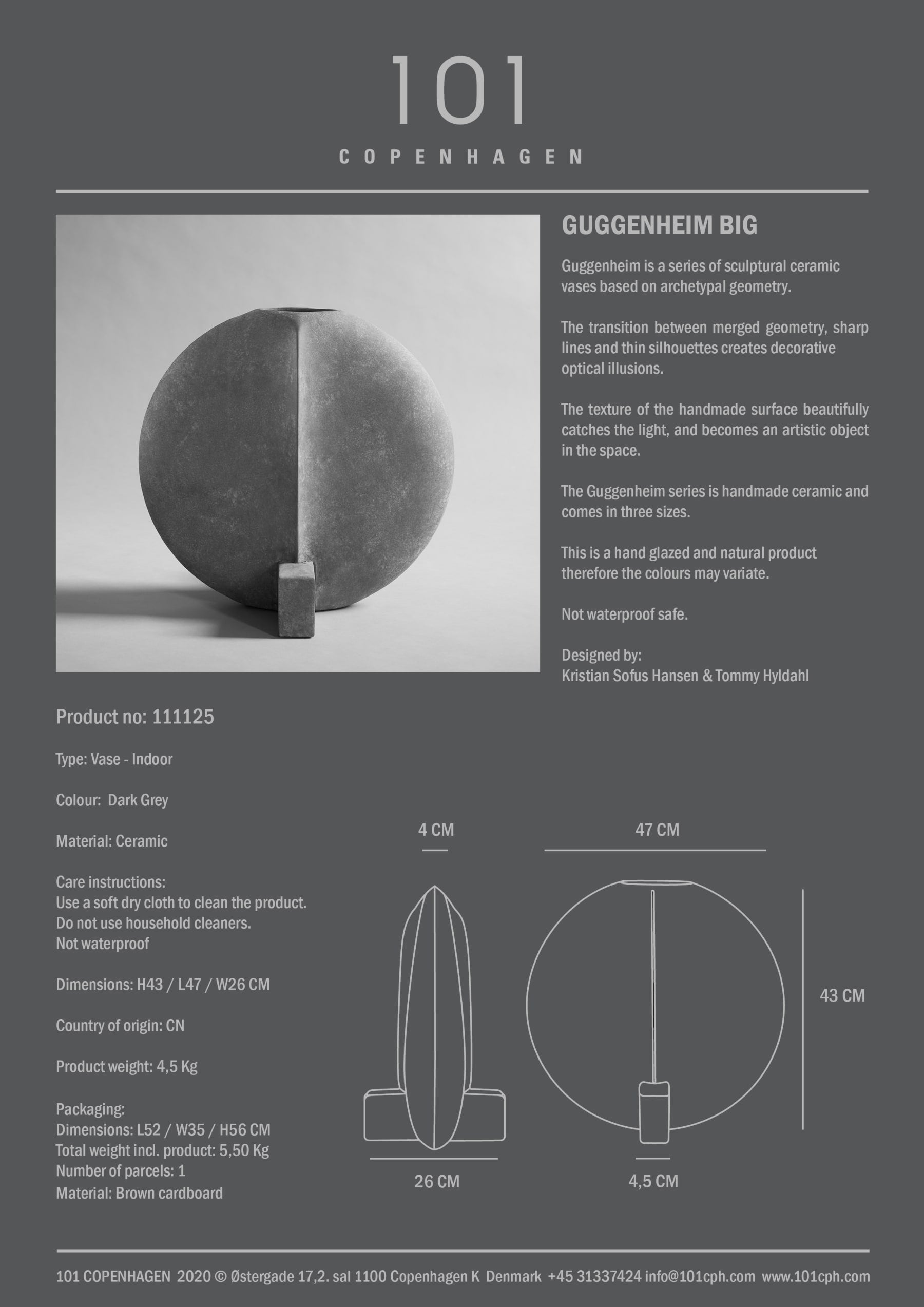 Guggenheim - Big - Dark Grey