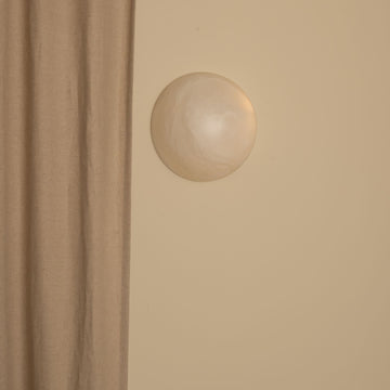 Haveno White Alabaster Wall Light