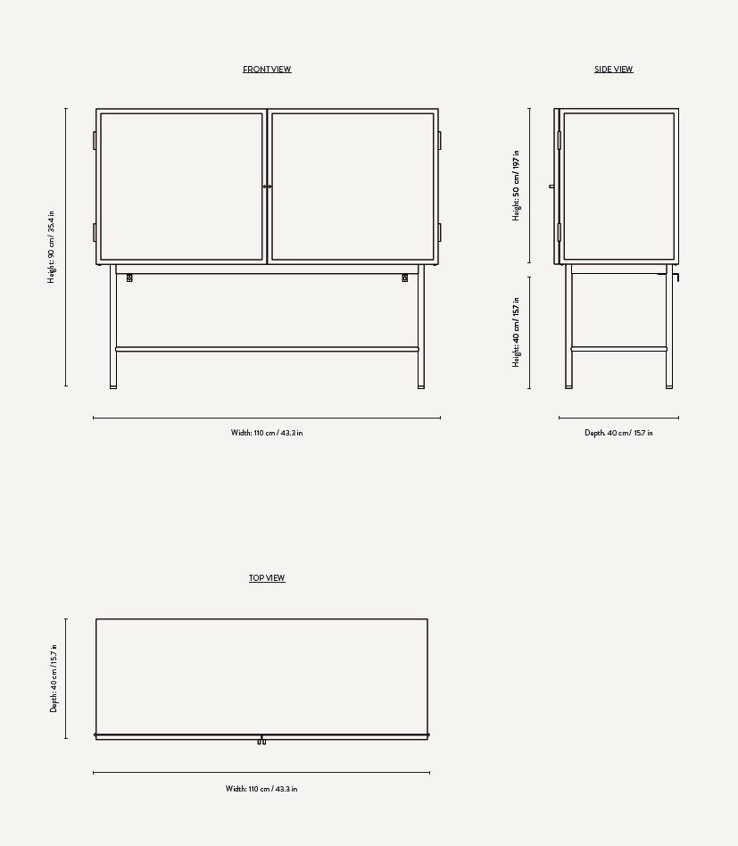 Haze Vitrine Sideboard