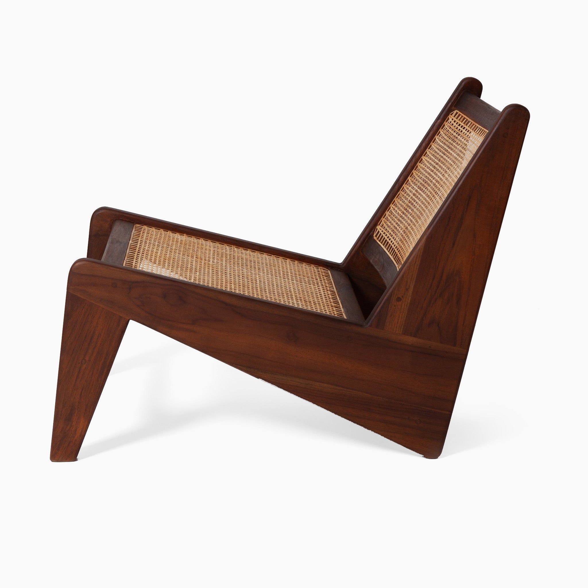 Jeanneret Kangaroo Lounge Chair - Black Teak - Floor Model - Grade A