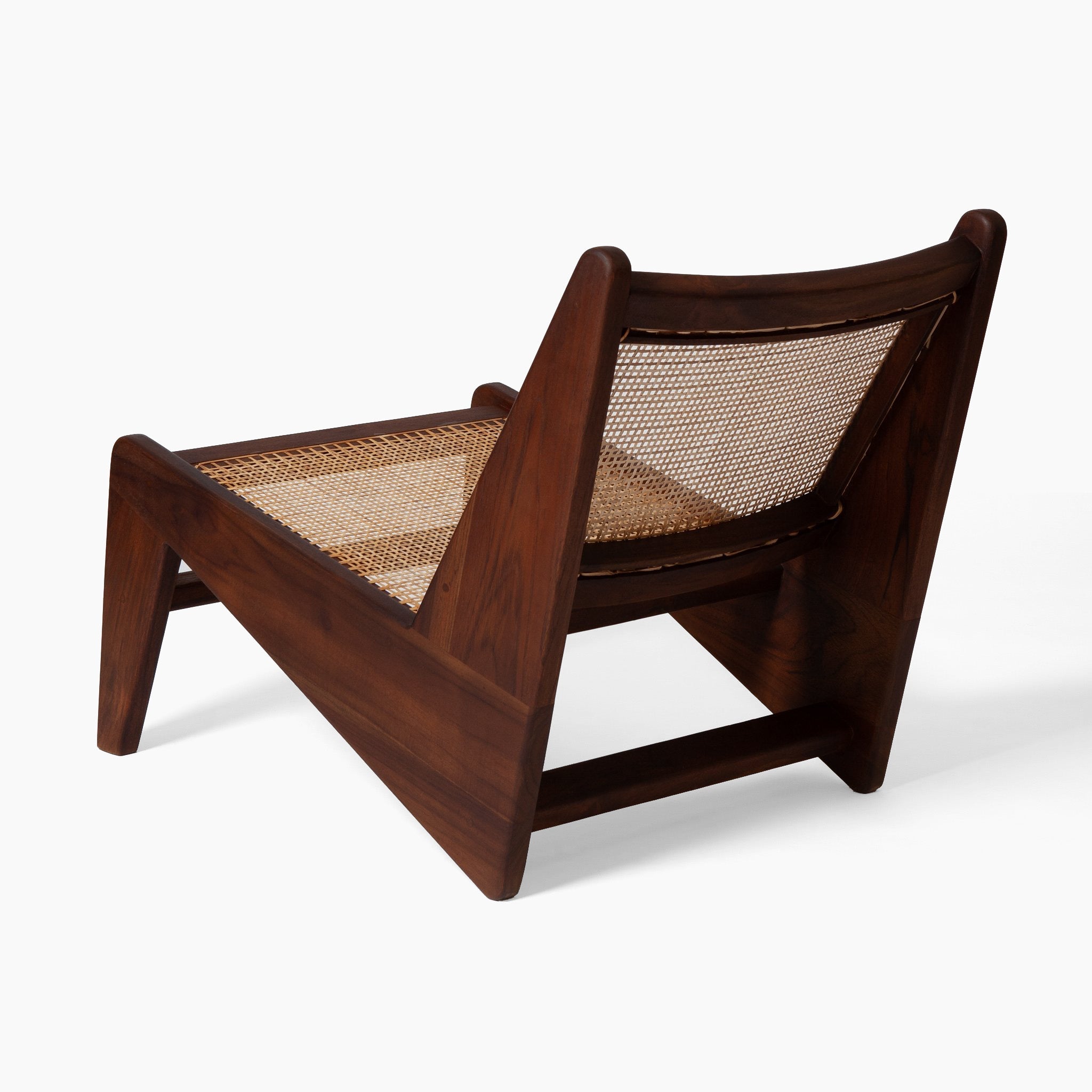 Jeanneret Kangaroo Lounge Chair - Black Teak - Floor Model - Grade A