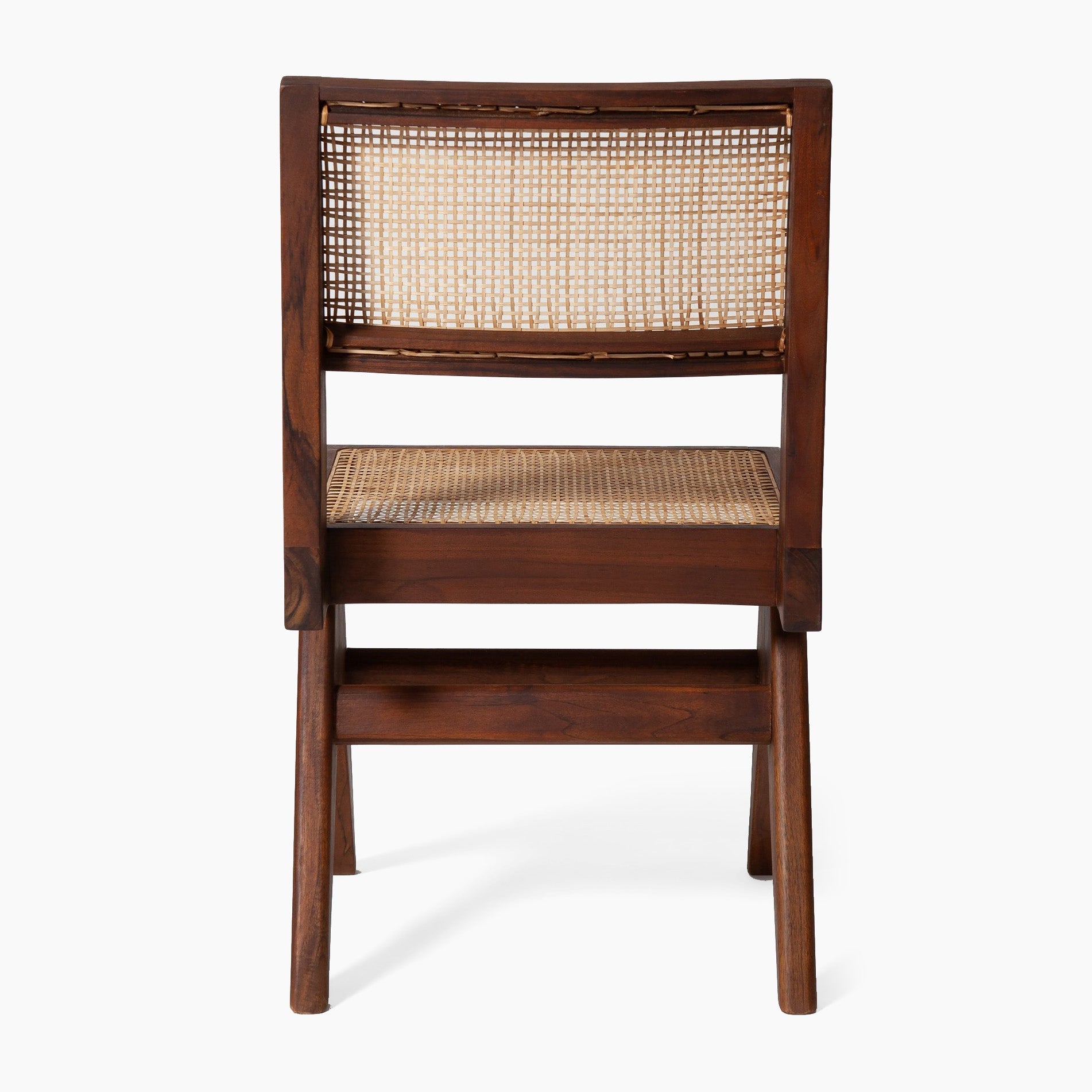Jeanneret Armless Dining Chair - Black Teak - Floor Model - Grade A
