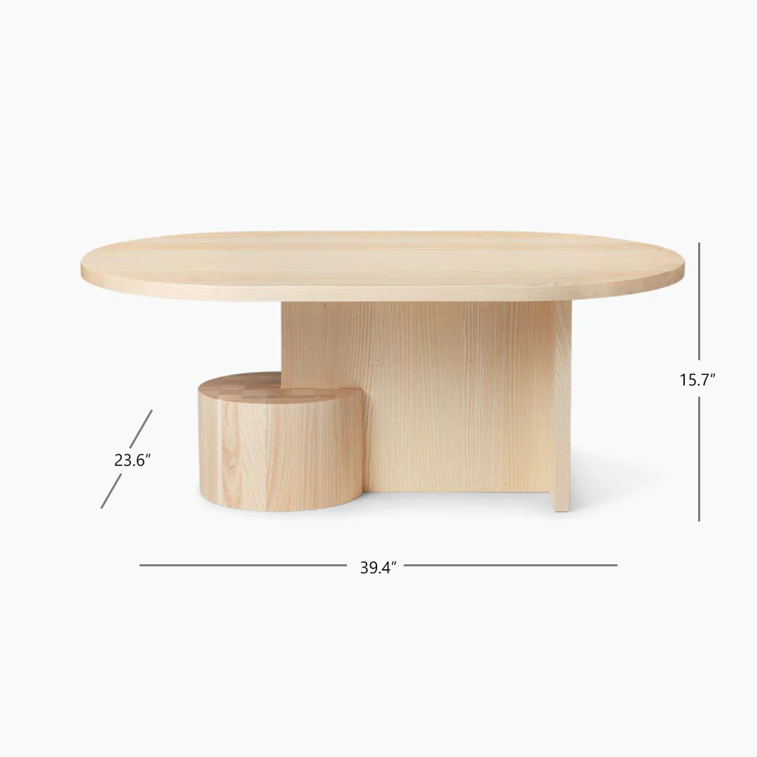 Insert Coffee Table - Natural Ash