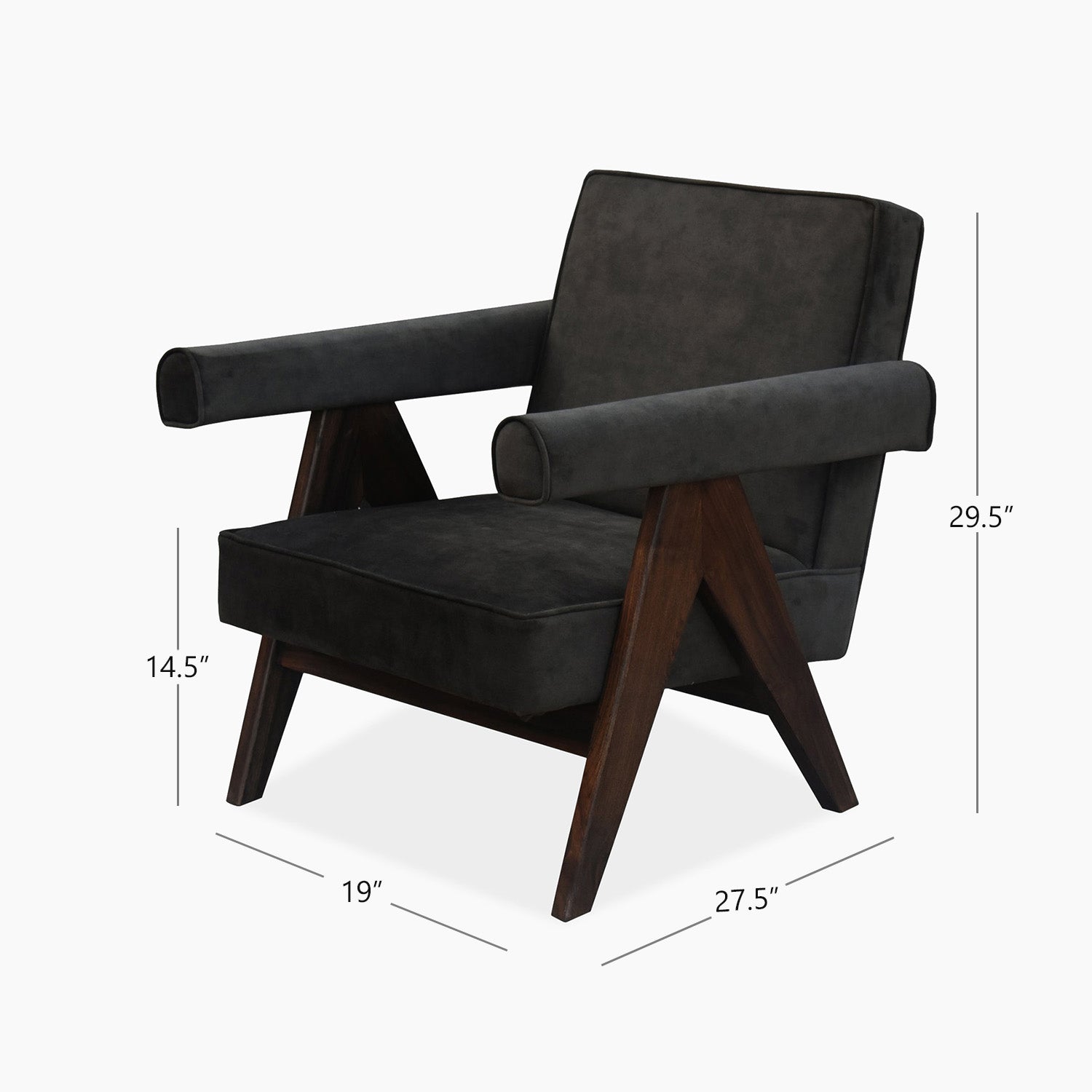 Jeanneret Senate Lounge Chair - Cloud