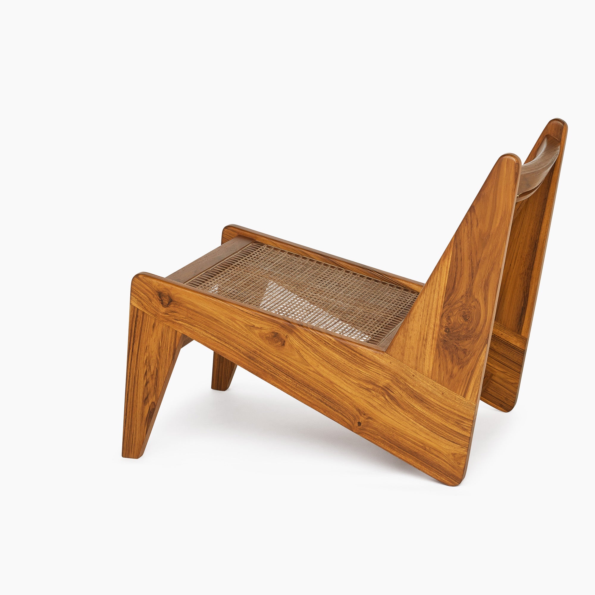 Jeanneret Kangaroo Lounge Chair - Black Teak - Floor Model - Grade A