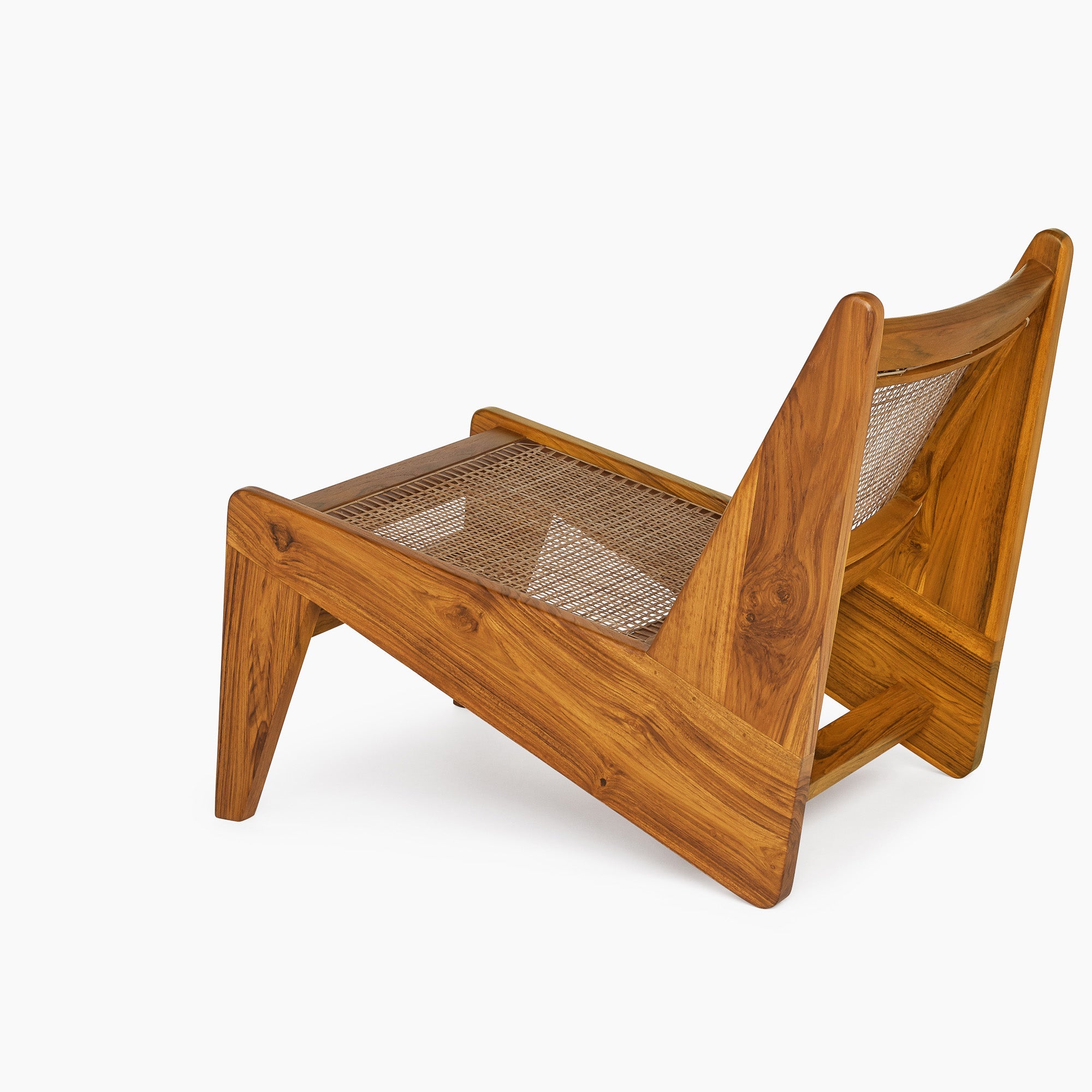 Jeanneret Kangaroo Lounge Chair - Black Teak - Floor Model - Grade A