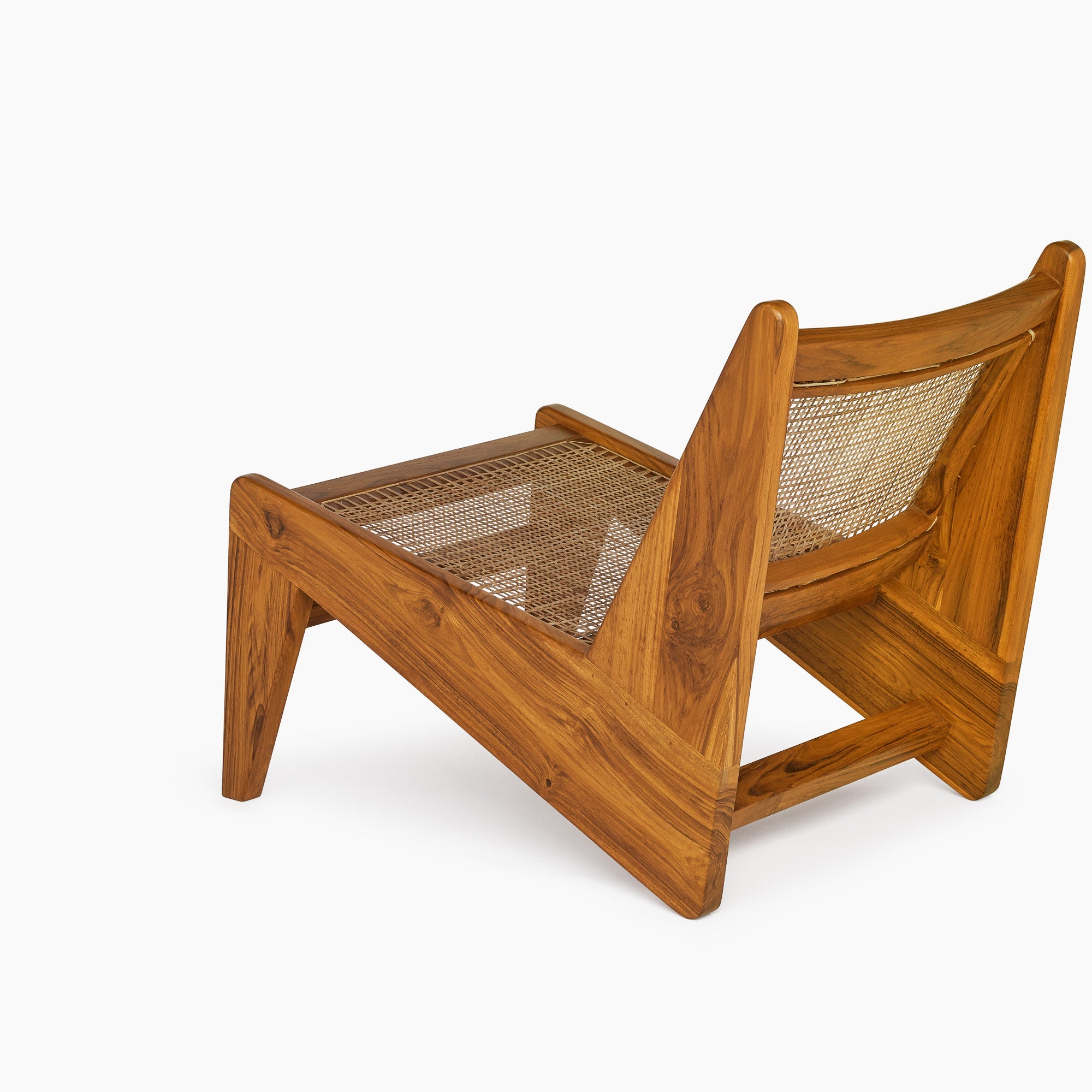 Jeanneret Kangaroo Lounge Chair - Black Teak - Floor Model - Grade A