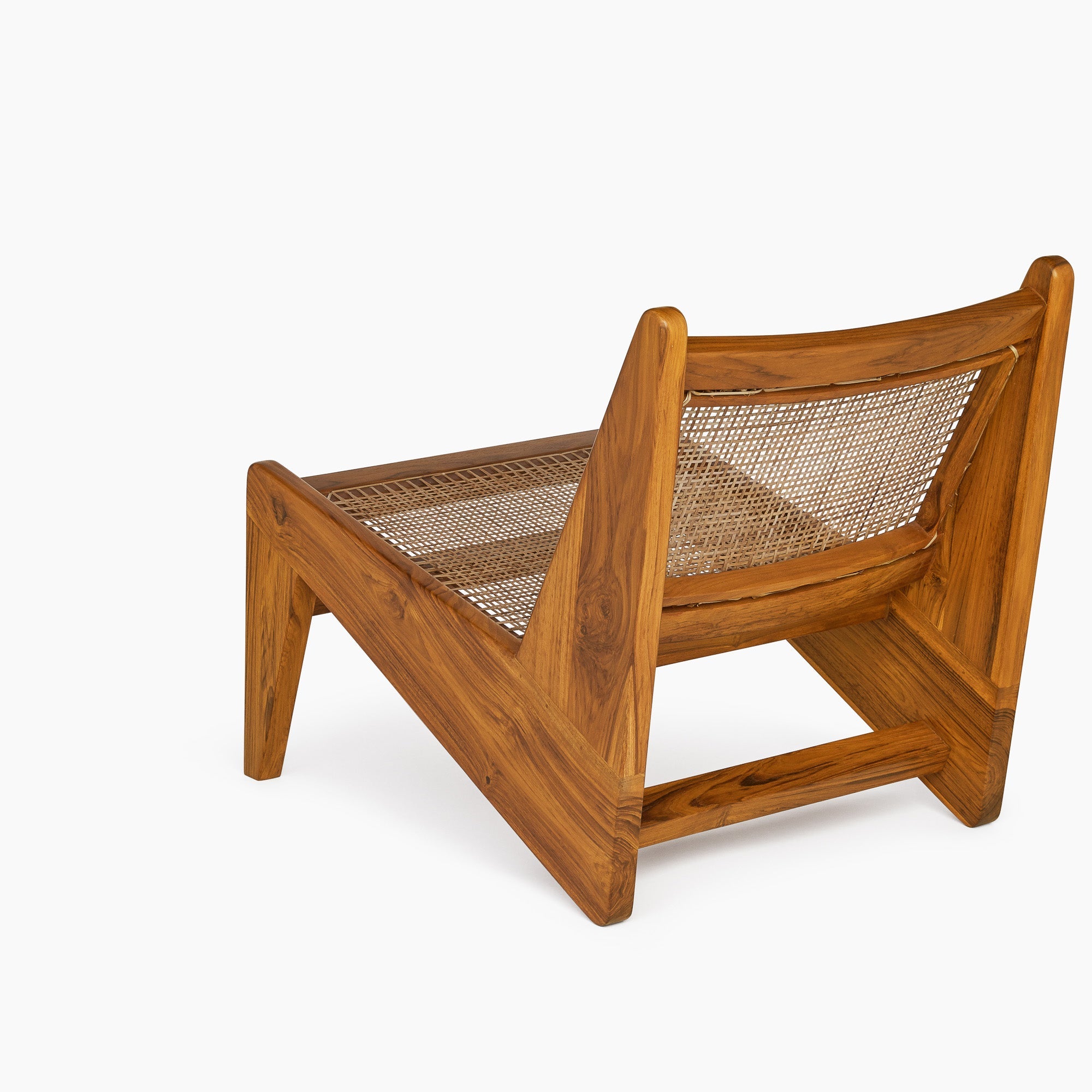 Jeanneret Kangaroo Lounge Chair - Black Teak - Floor Model - Grade A