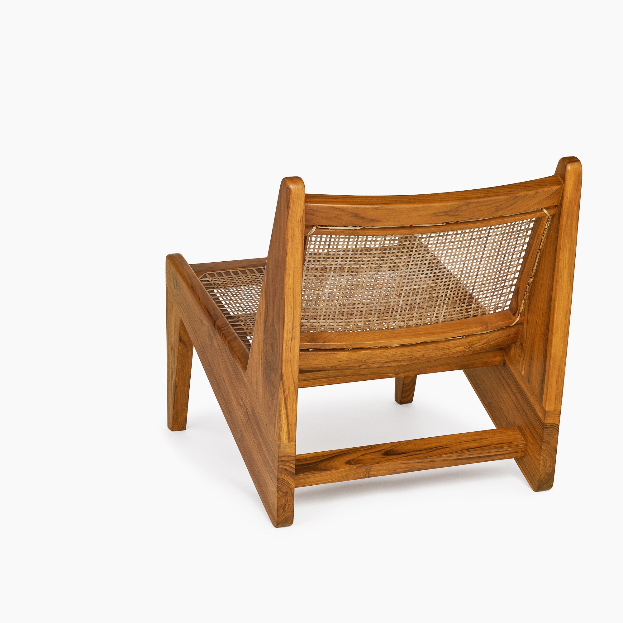 Jeanneret Kangaroo Lounge Chair - Black Teak - Floor Model - Grade A