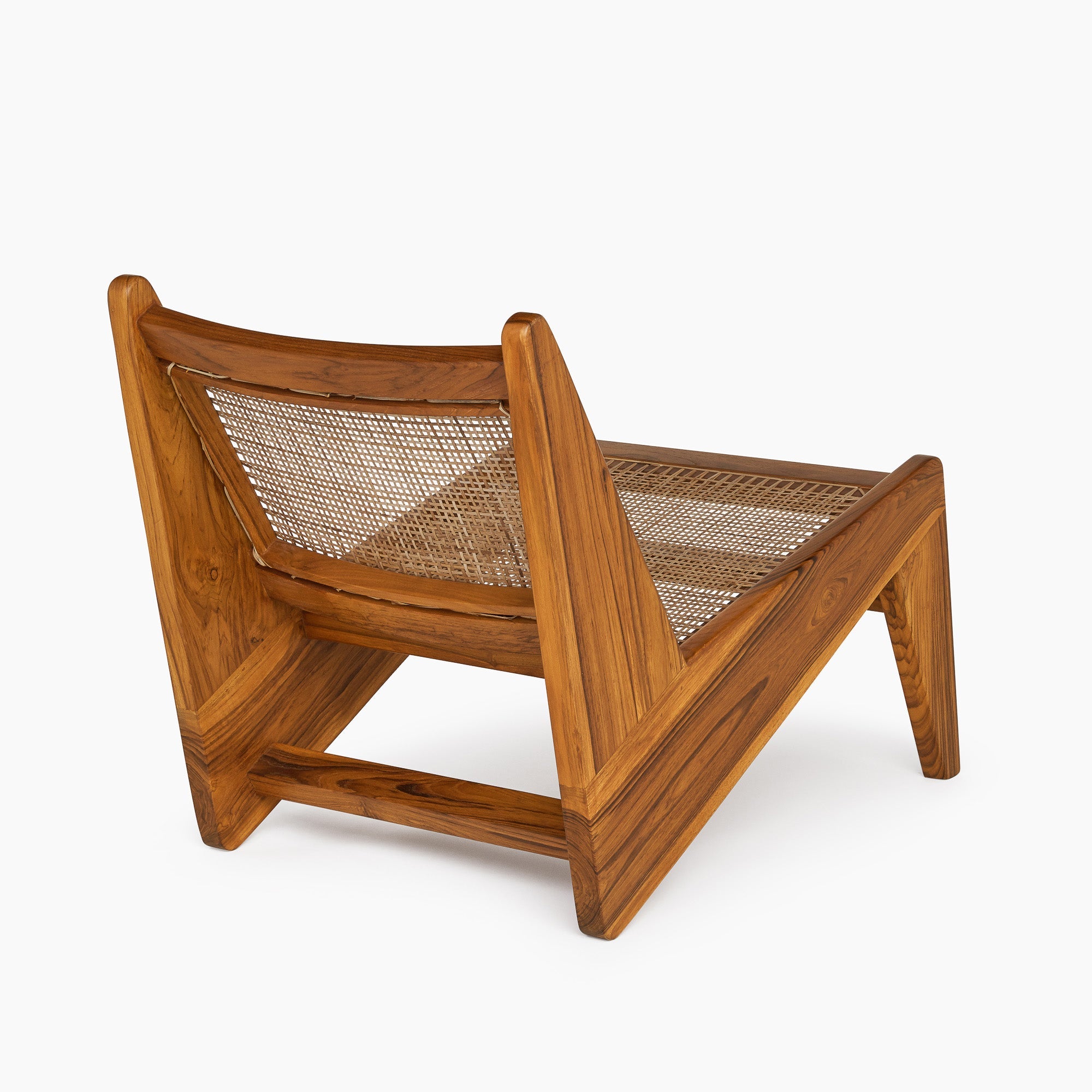 Jeanneret Kangaroo Lounge Chair - Black Teak - Floor Model - Grade A