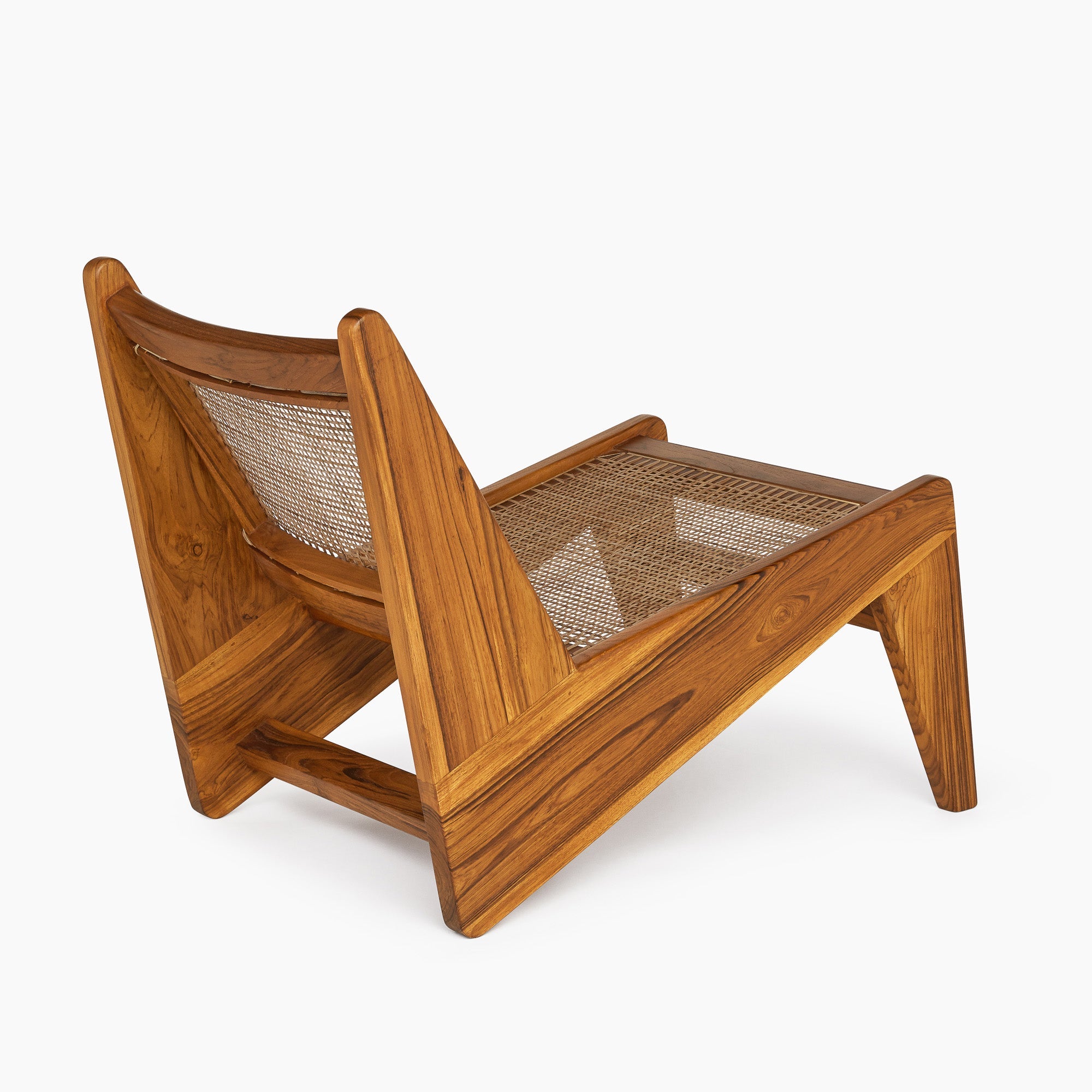 Jeanneret Kangaroo Lounge Chair - Black Teak - Floor Model - Grade A