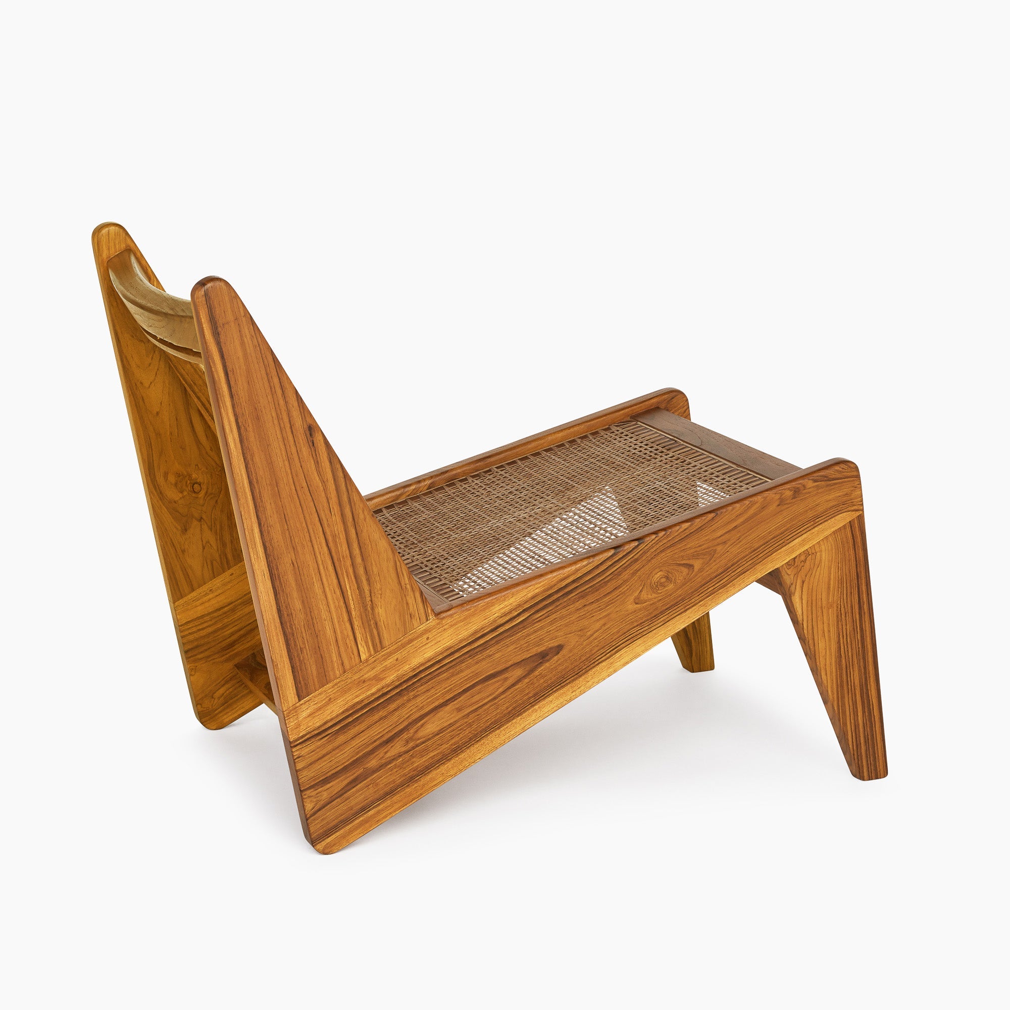 Jeanneret Kangaroo Lounge Chair - Black Teak - Floor Model - Grade A