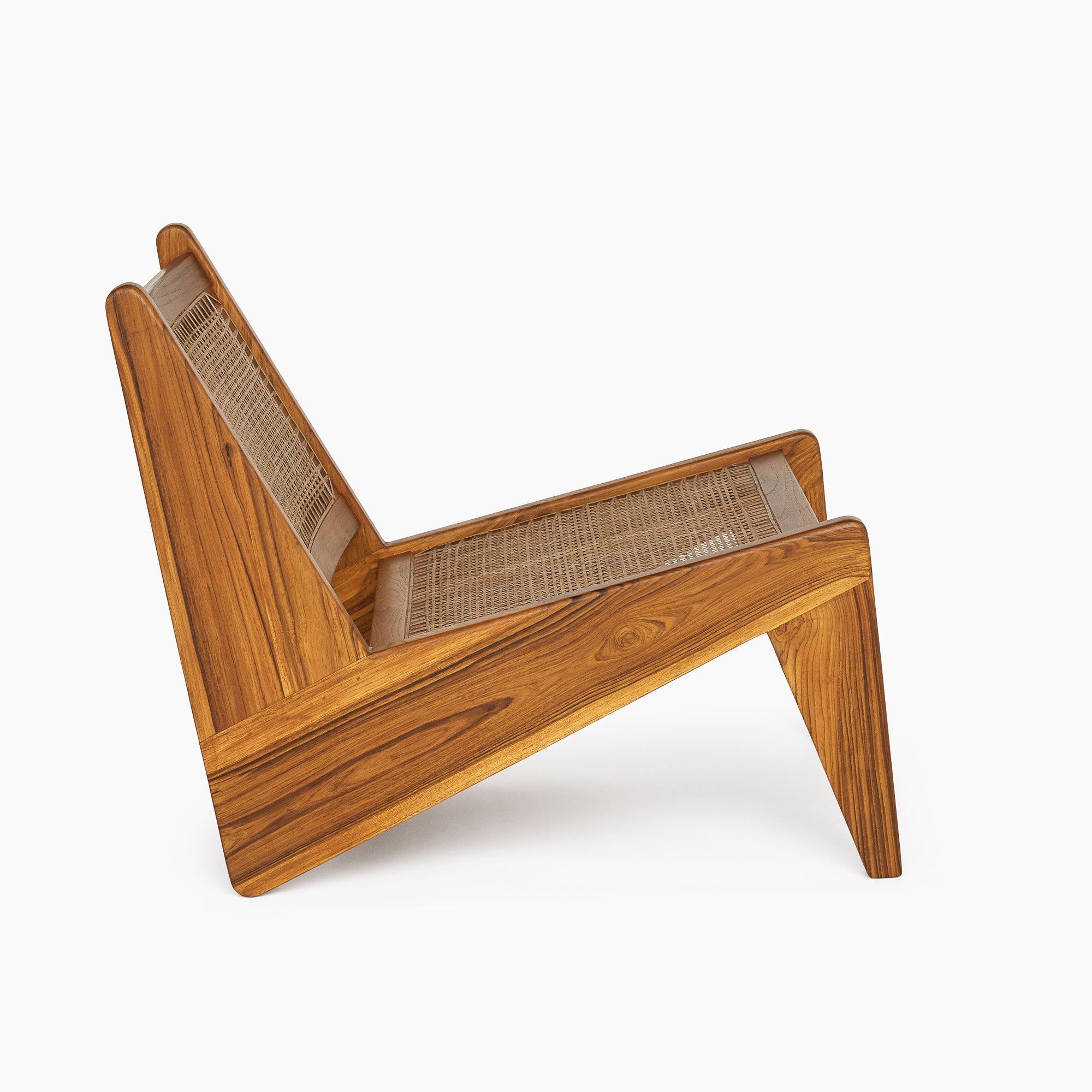 Jeanneret Kangaroo Lounge Chair - Black Teak - Floor Model - Grade A