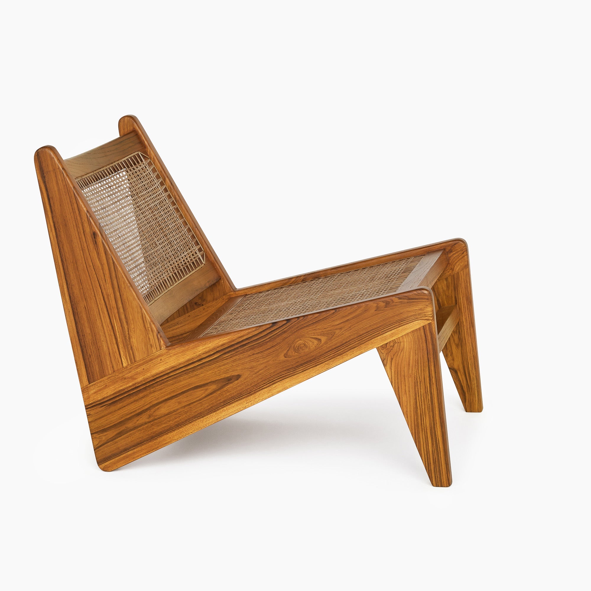 Jeanneret Kangaroo Lounge Chair - Black Teak - Floor Model - Grade A