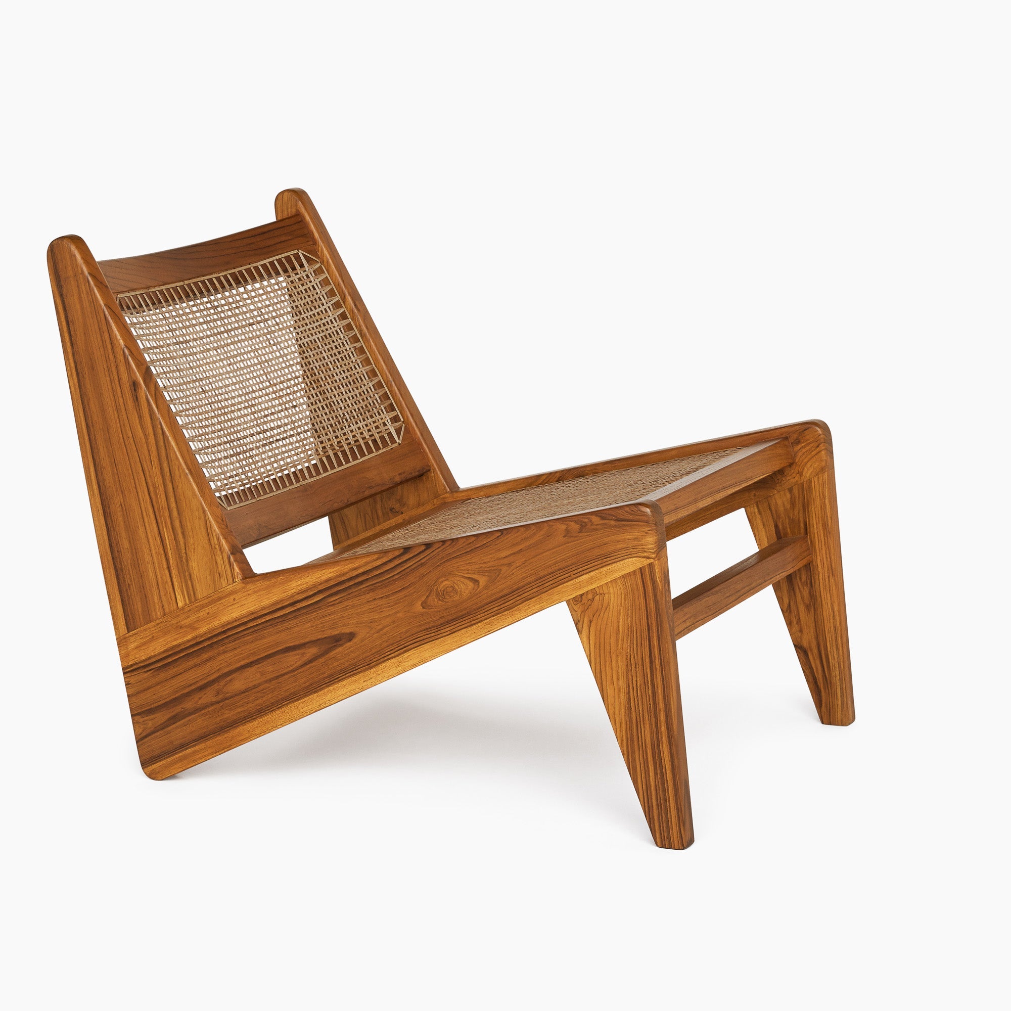 Jeanneret Kangaroo Lounge Chair - Black Teak - Floor Model - Grade A