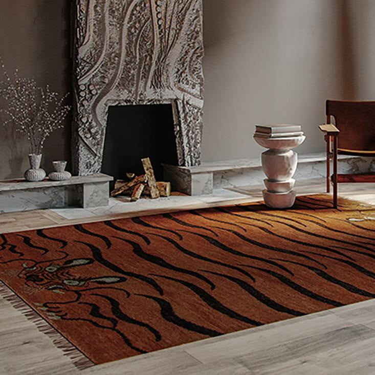 Kouang Tiala Rust Tiger - 8' x 10' - Floor Model - Grade C