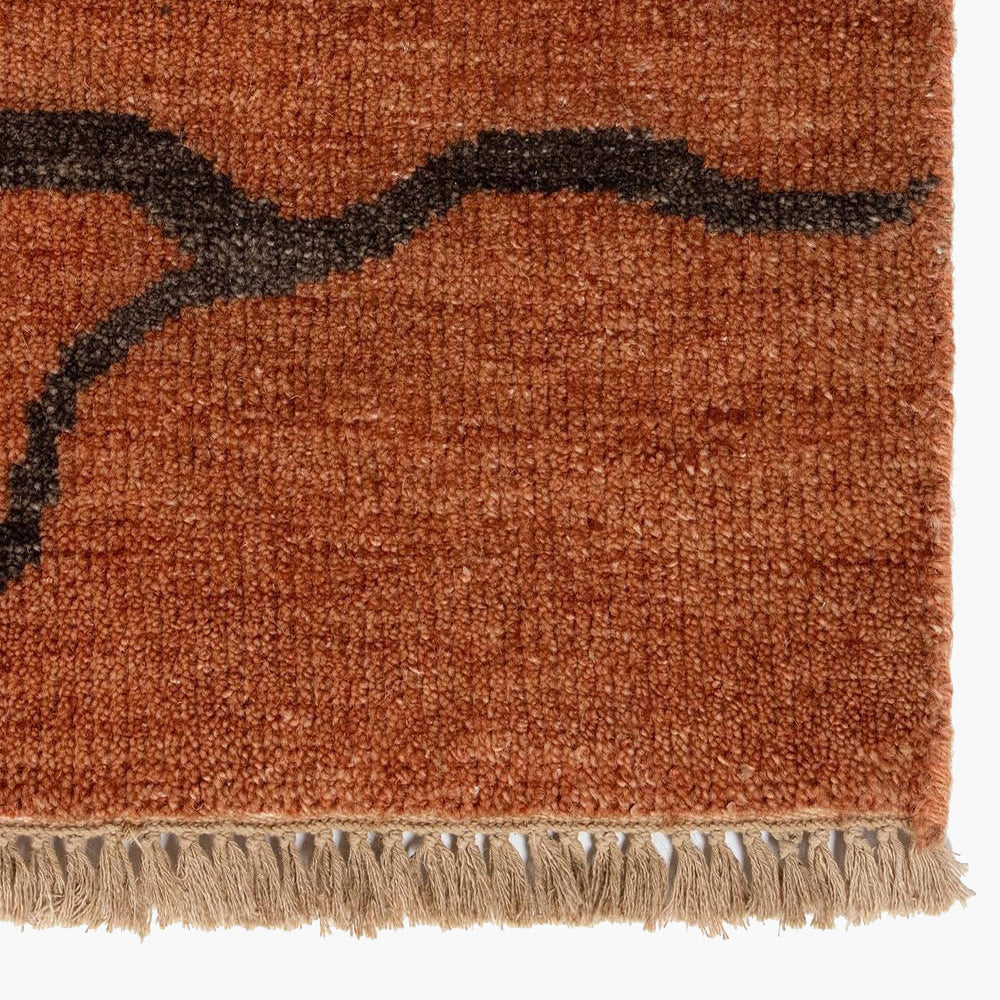 Kouang Tiala Rust Tiger - 8' x 10' - Floor Model - Grade C