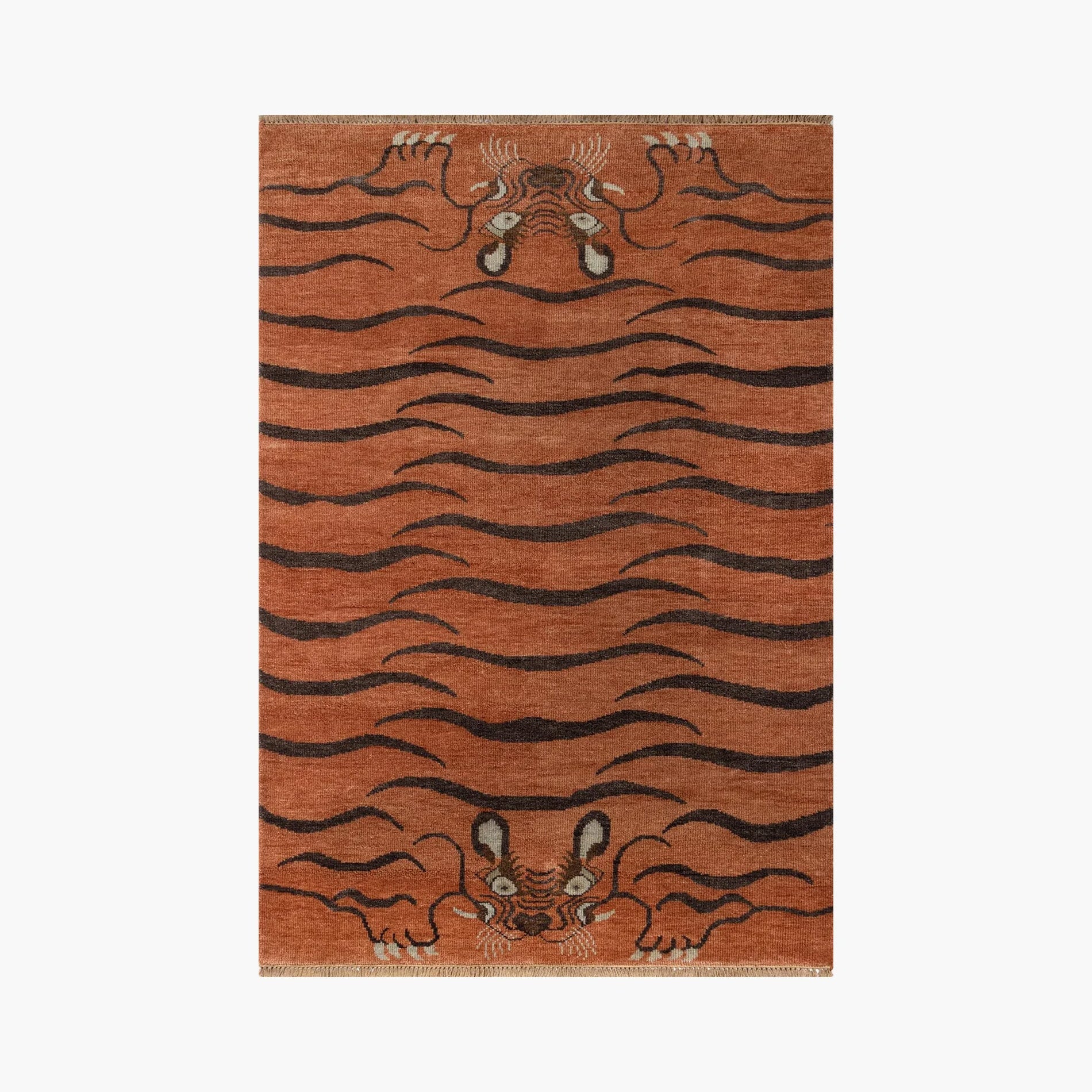 Kouang Tiala Rust Tiger - 8' x 10' - Floor Model - Grade C