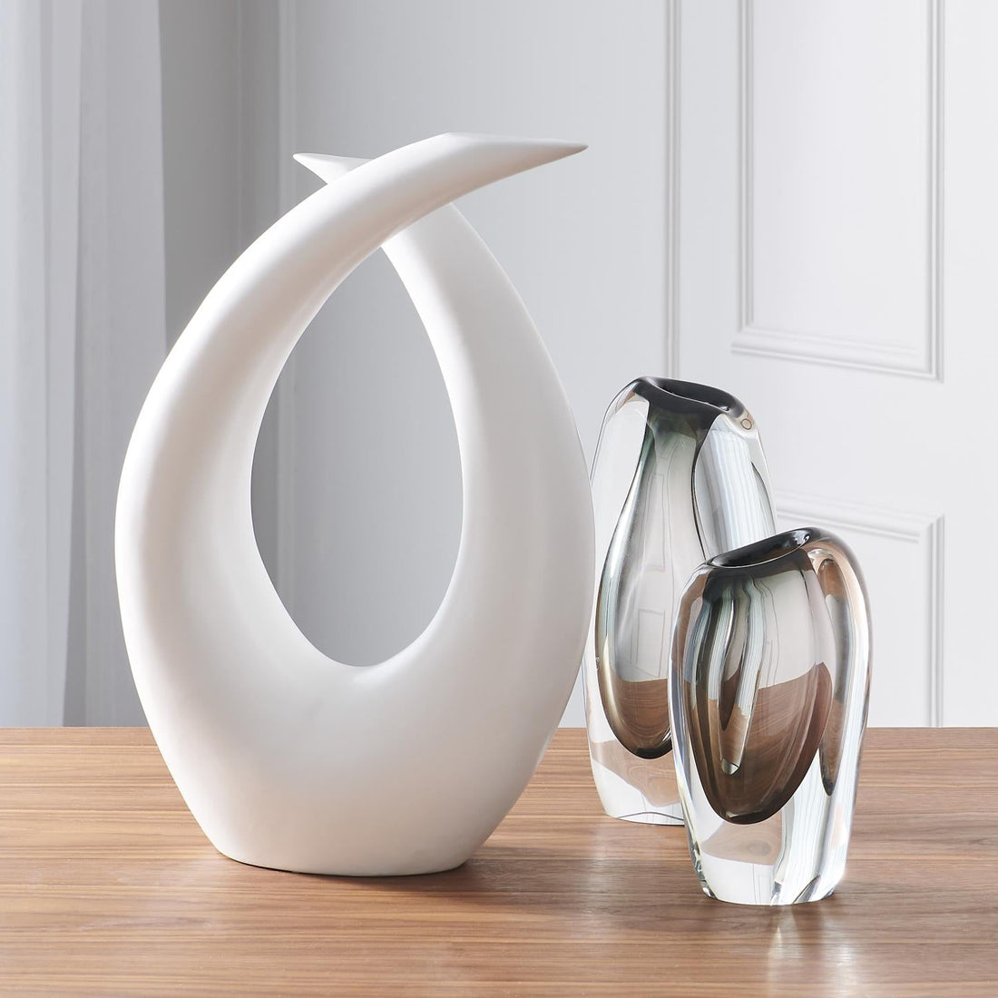 Loop Sculpture-matte White