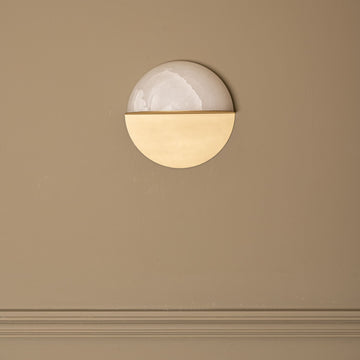 Luno Brass Wall Light