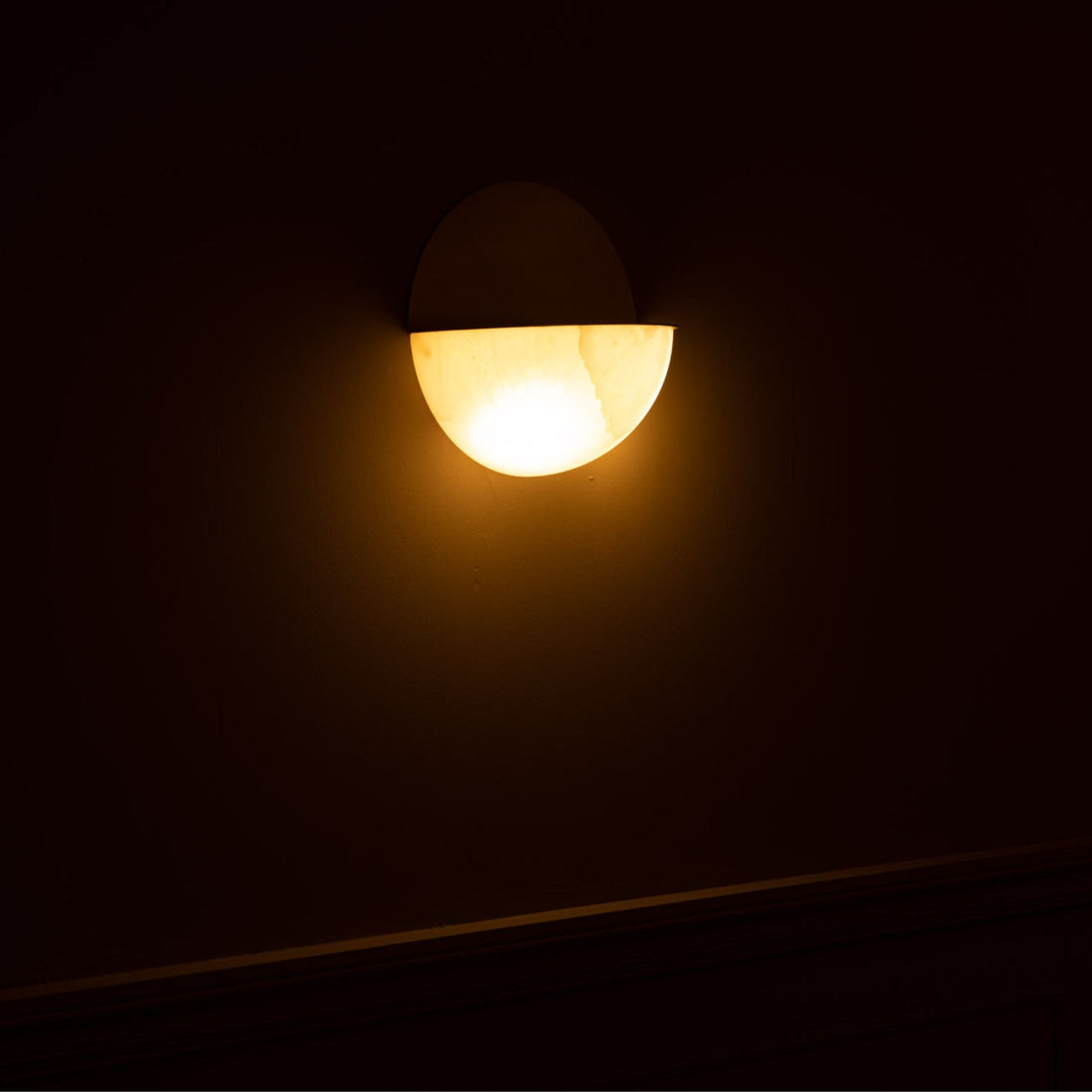 Luno Brass Wall Light